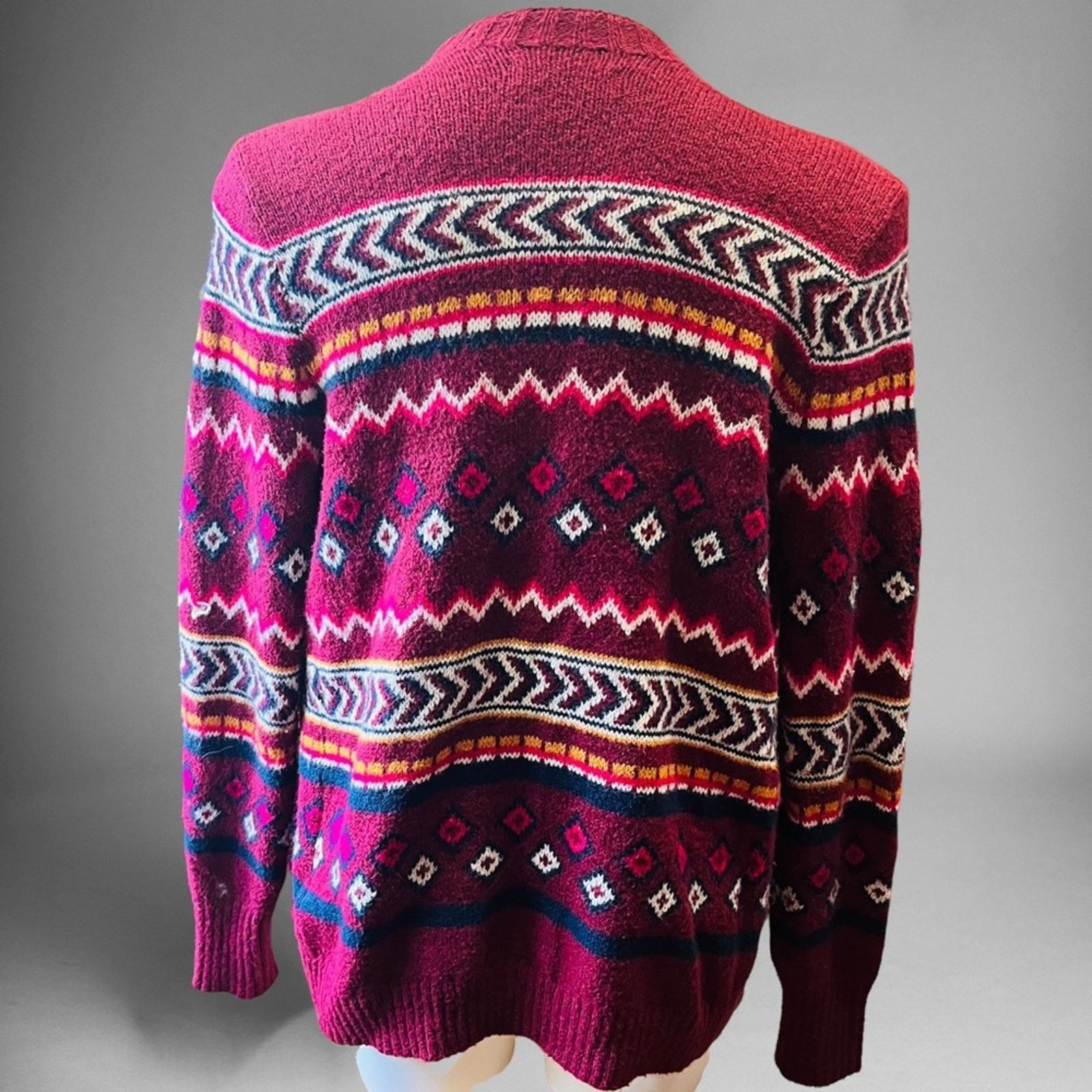 Hollister Hollister Boho Cultural Print Open Front Sweater Cardigan Size M / US 6-8 / IT 42-44 - 5 Thumbnail