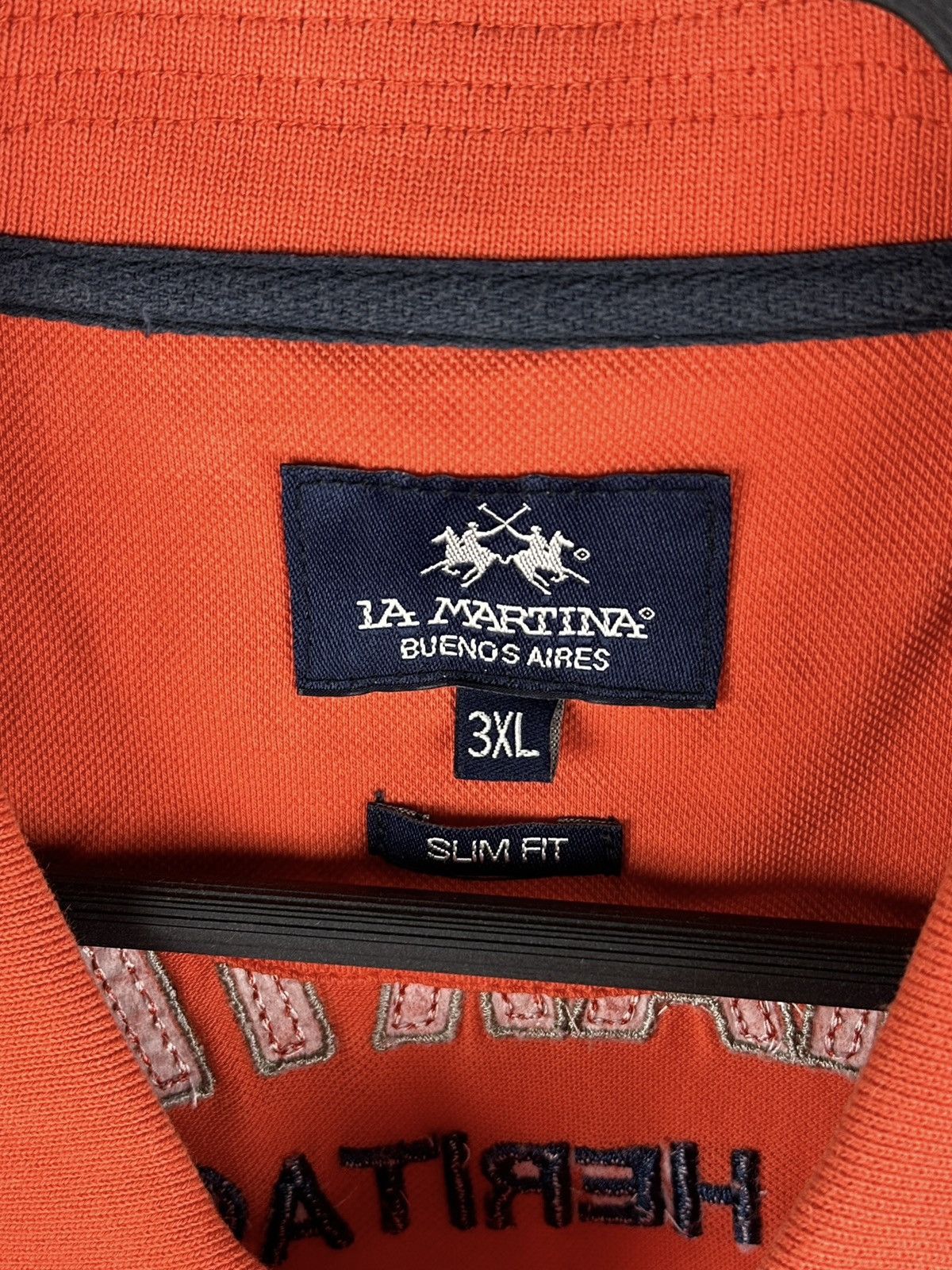 La Martina La Martina Polo Heritage Embroidered Logo Polo T-Shirt 3XL Size US XXL / EU 58 / 5 - 14 Thumbnail