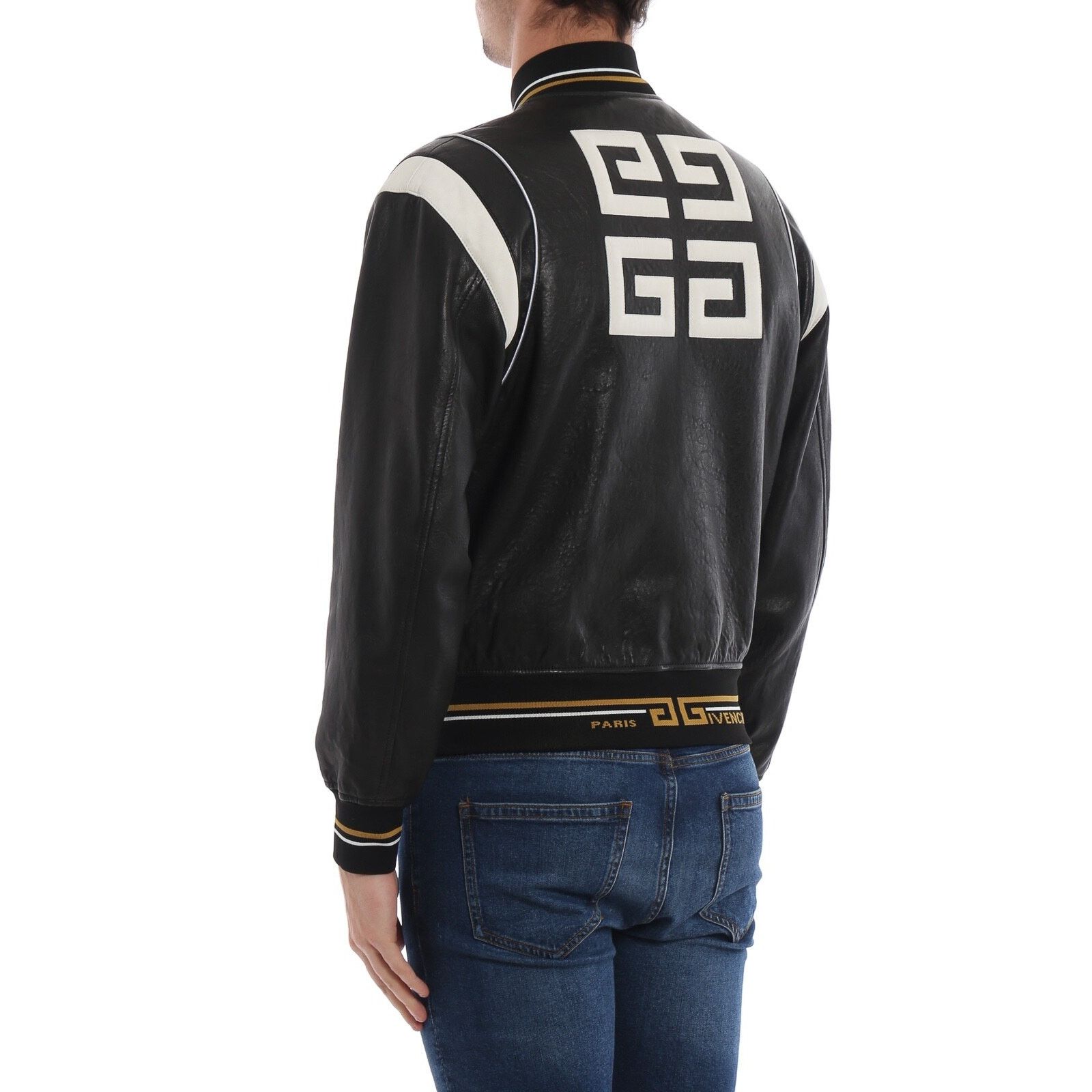 Givenchy Givenchy Leather Monogram Varsity Bomber Blouson Jacket 50 Size US M / EU 48-50 / 2 - 10 Thumbnail