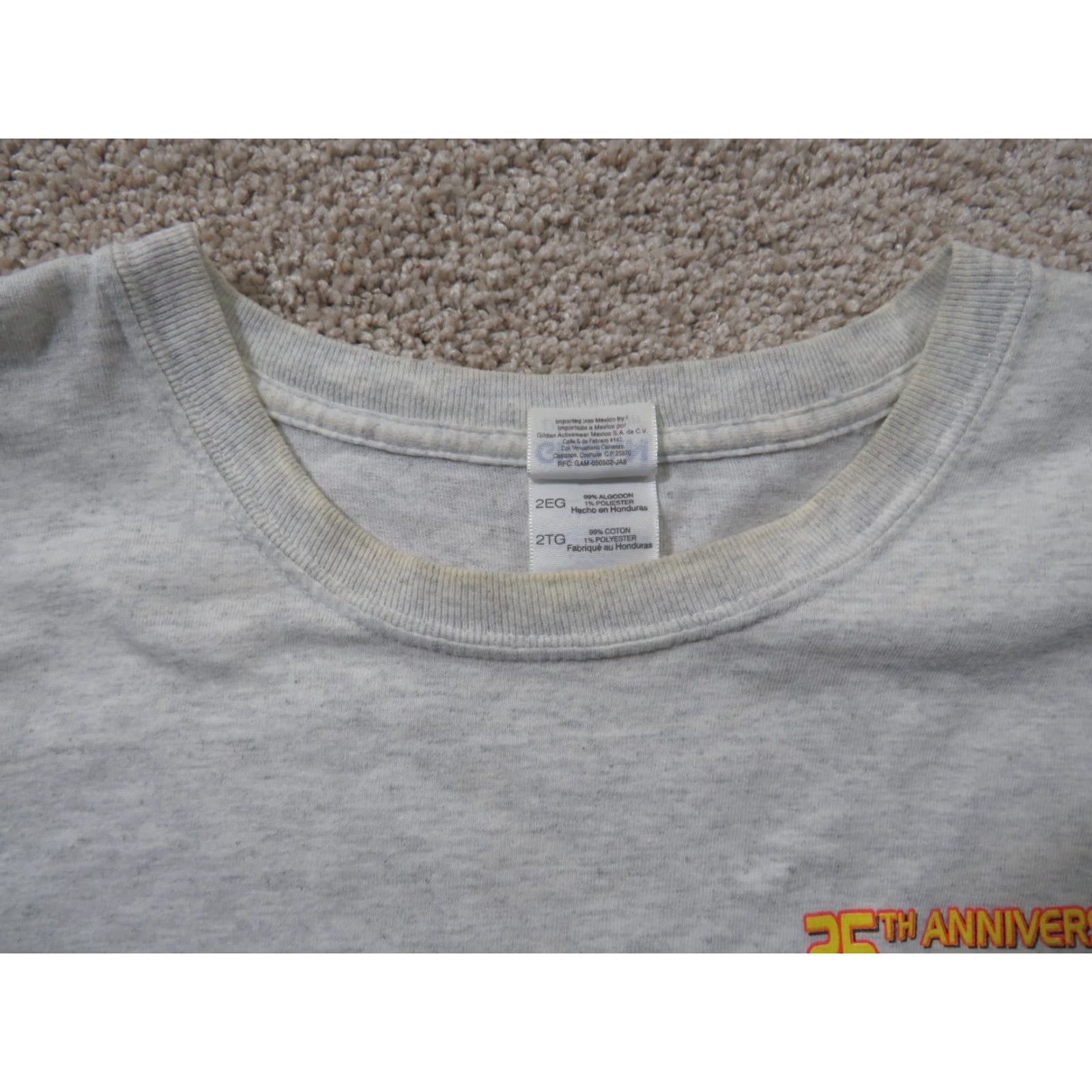 Gildan Gildan T-Shirt Crew Neck multicolor Cars VTG 2XL Adult Men Official USA Classic 25th Cruise to the Woods Chevy Shirts Hat? Size US XXL / EU 58 / 5 - 8 Thumbnail