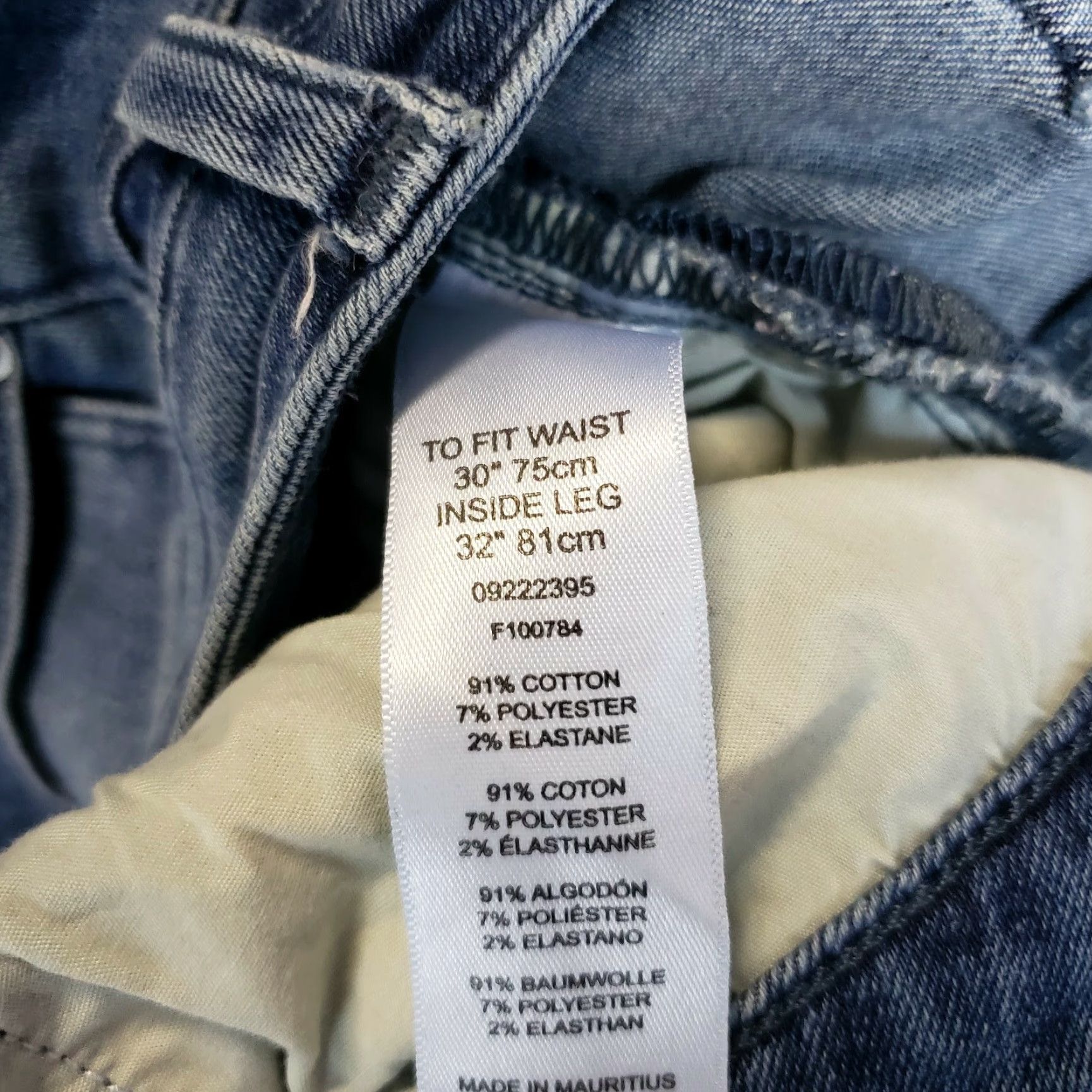 Asos ASOS Womens Skinny Jeans Sz 30/32 Blue Medium Wash Mid Rise Jeans - Regular Waist 16.5" Inseam 28" Womens Size 30" / US 8 / IT 44 - 8 Thumbnail