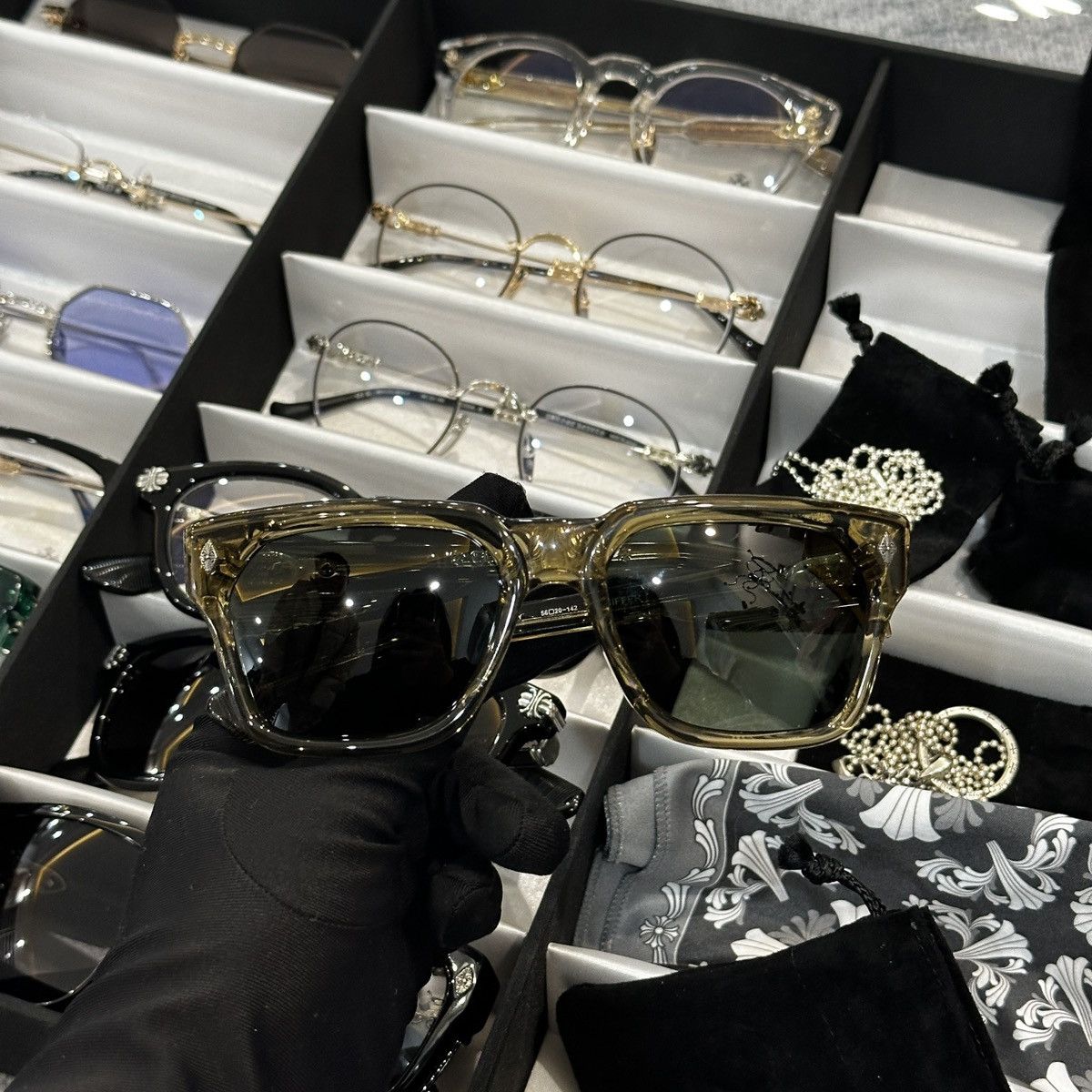 Chrome Hearts CHROME HEARTS SNIFFER SUNGLASSES Size ONE SIZE - 3 Thumbnail