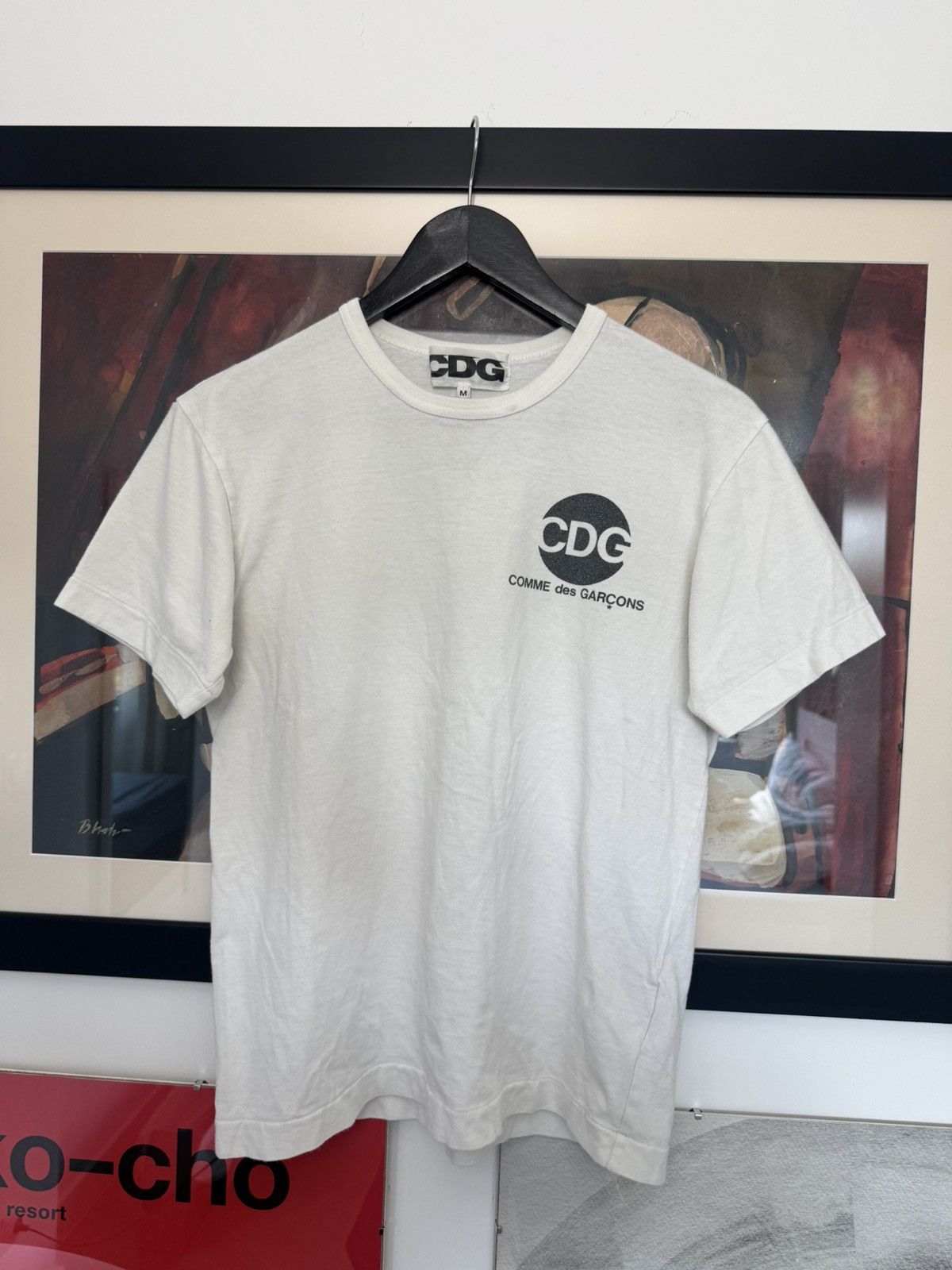 CDG by Comme des Garcons Comme Des Garcons CDG Logo T-Shirt Japanese Brand Japan Hype Size US M / EU 48-50 / 2 - 1 Thumbnail