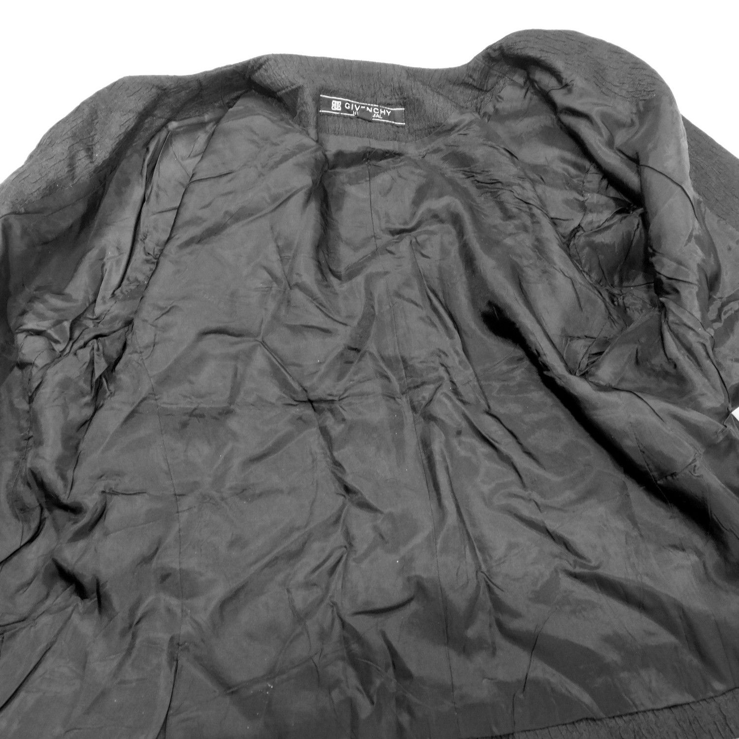 Givenchy GIVENCHY HI FORMAL COLLARLESS SILK CLIP CLOSURE JACKET Size L / US 10 / IT 46 - 6 Thumbnail
