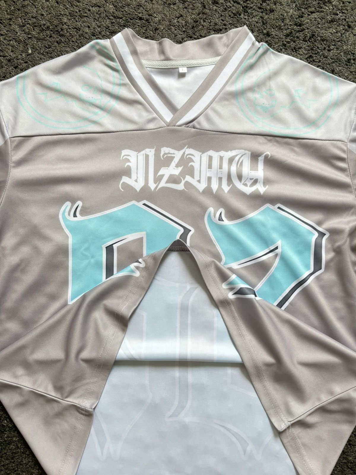 Japanese Brand × Vintage Vintage oversize unisex American football 87 gray jersey Size US M / EU 48-50 / 2 - 10 Thumbnail