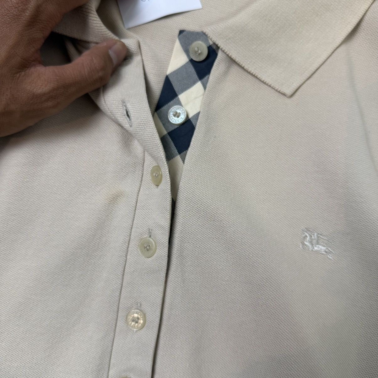Burberry Burberry london long poloshirt beige Size S / US 4 / IT 40 - 4 Thumbnail
