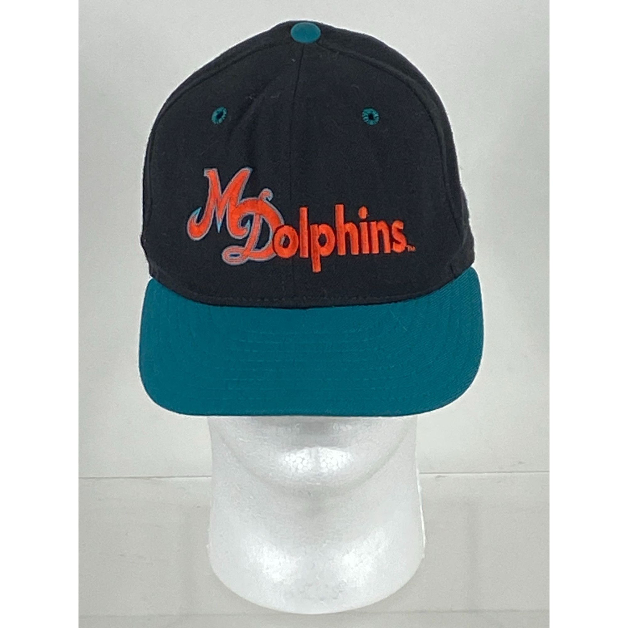 New Era VTG New Era 5950 Team NFL Miami Dolphins 100% Wool Fitted Ha Size ONE SIZE - 1 Thumbnail