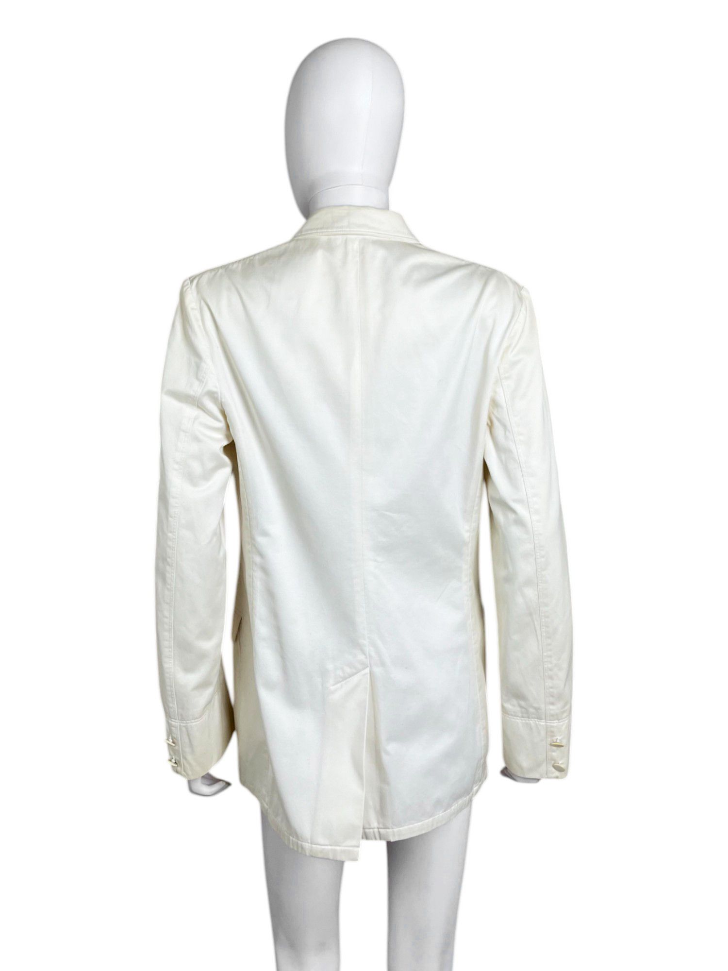 Maison Margiela by Martin S/S 2006 White Cotton Blazer Size M / US 6-8 / IT 42-44 - 4 Thumbnail