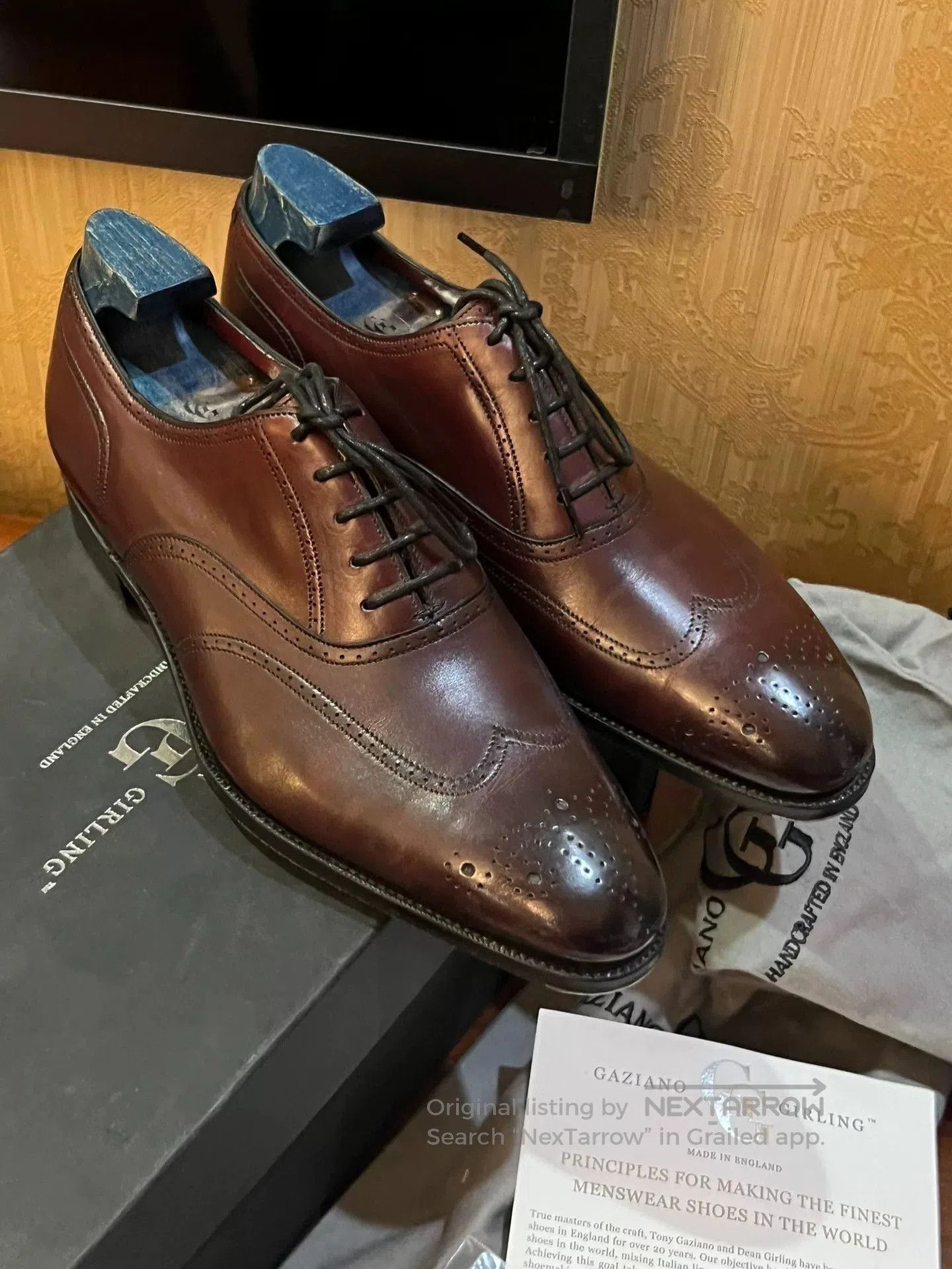 Gaziano & Girling Gaziano&Girling DG70 Oxford Shoes. Size US 8.5 / EU 41-42 - 2 Thumbnail