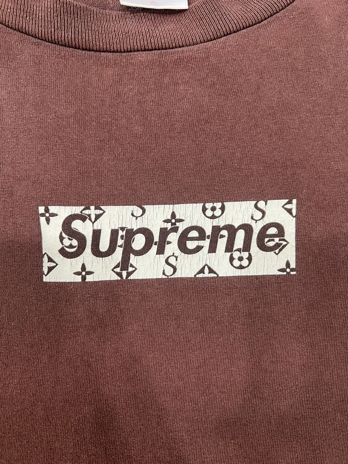 Supreme Supreme LV Monogram Box Logo Tee 2000 Size US XL / EU 56 / 4 - 4 Thumbnail