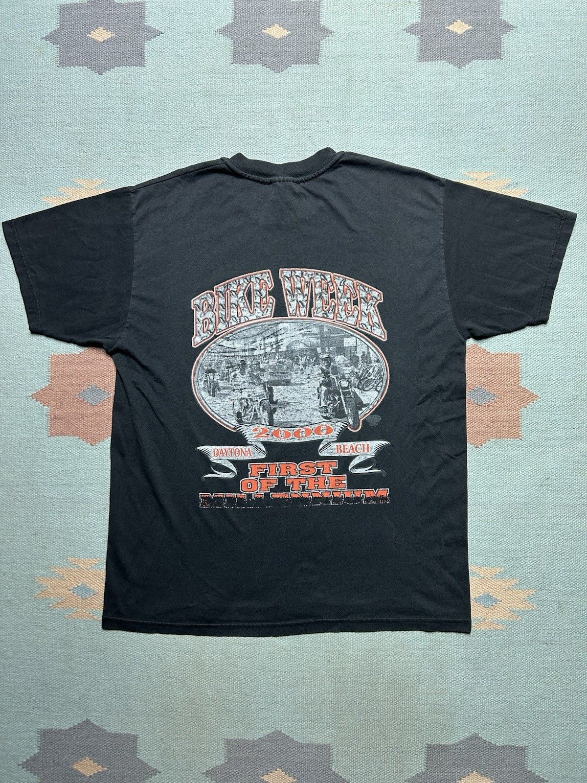 Vintage VTG t shirt Daytona bike week 2000 Harley Davidson biker L Size US L / EU 52-54 / 3 - 1 Thumbnail