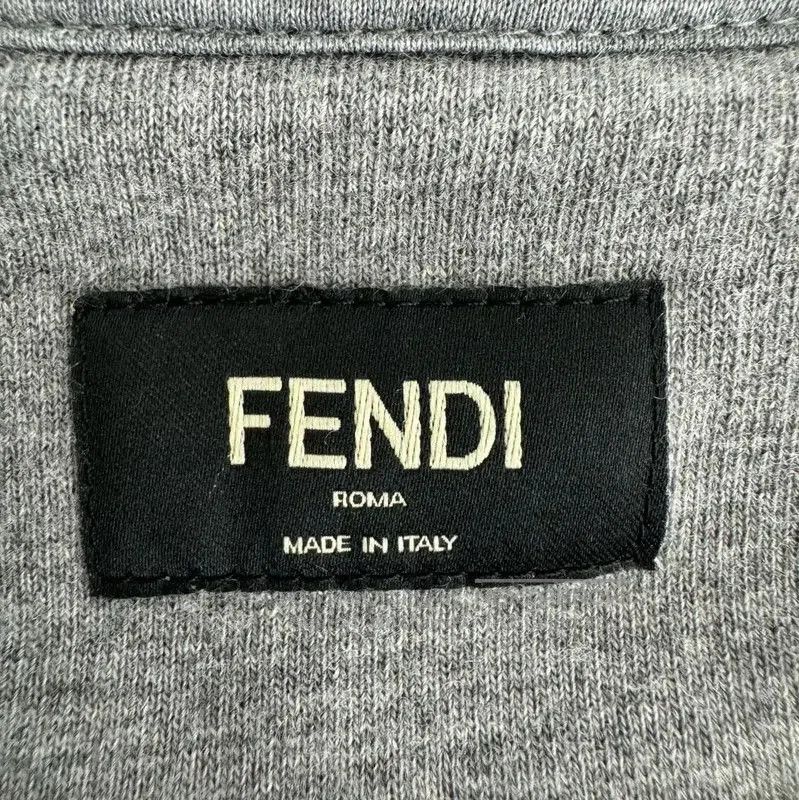 Fendi Fendi Grey Cotton Monster Sweatshirt for Women . Size S / US 4 / IT 40 - 7 Thumbnail