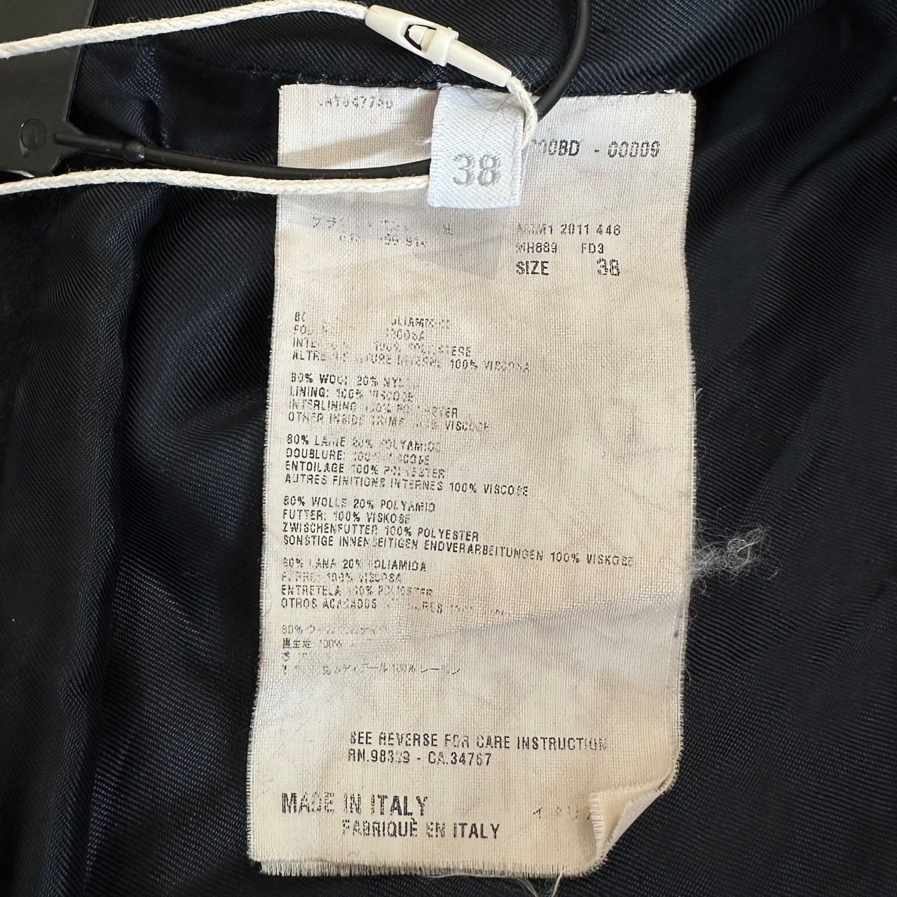 Miu Miu Miu Miu black wool round-neck short-sleeve coat Size S / US 4 / IT 40 - 7 Thumbnail