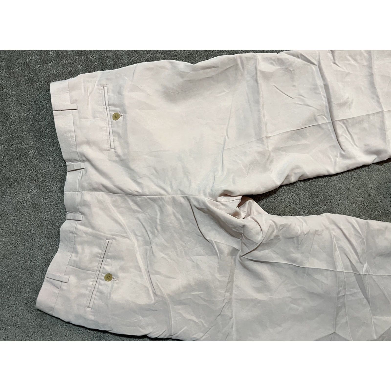 Ralph Lauren Lauren Ralph Lauren Dress Pants Cuffed Pleated Front 38x30 Pink Polyester Modal Slim Regular Men’s Pants Vintage: No (adjusted within rules) Size US 38 / EU 54 - 4 Thumbnail