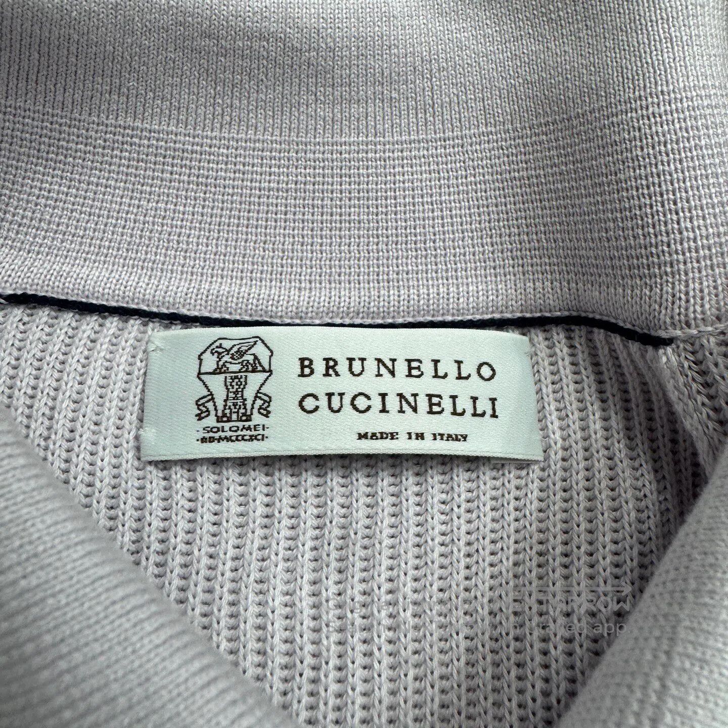 Brunello Cucinelli Brunello Cucinelli Taro Purple Knitted Long-Sleeved Shirt| Size US L / EU 52-54 / 3 - 3 Thumbnail