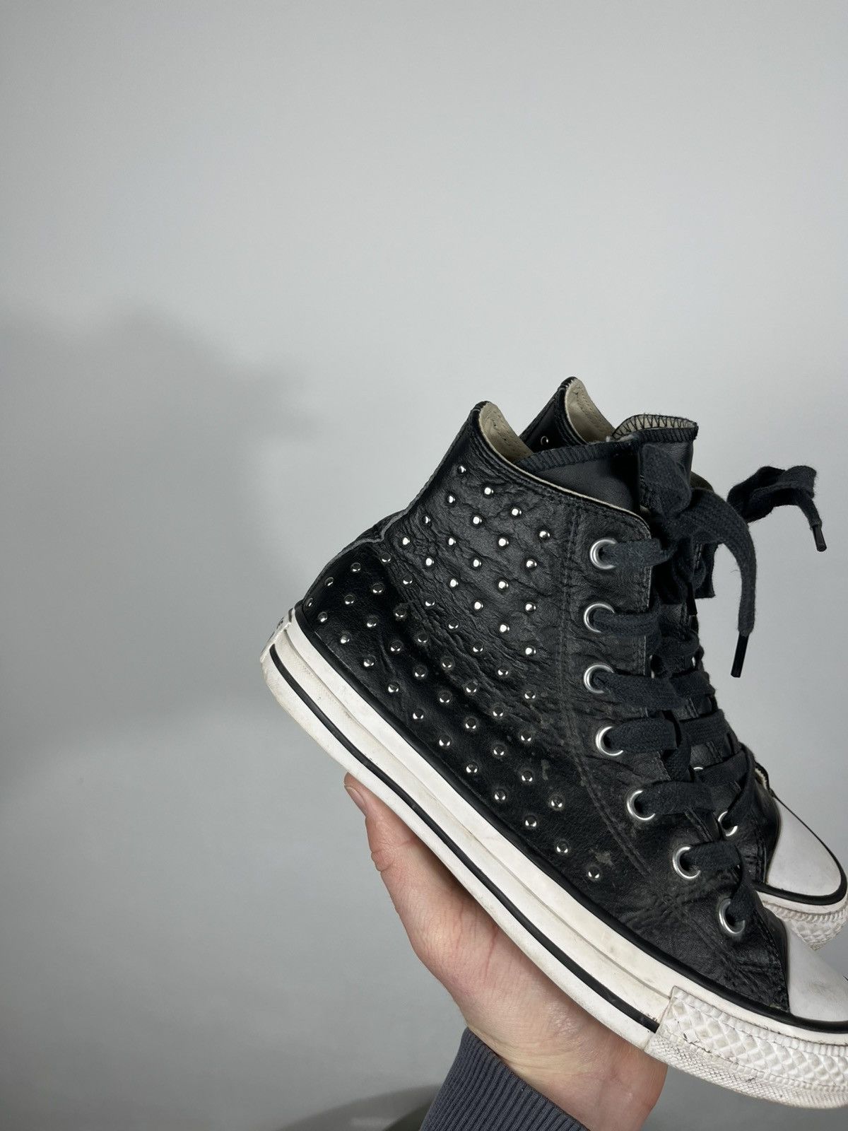 Converse Converse Chuck Taylor All Star Leather Studded High Top 37.5 Size US 7 / IT 37 - 6 Thumbnail