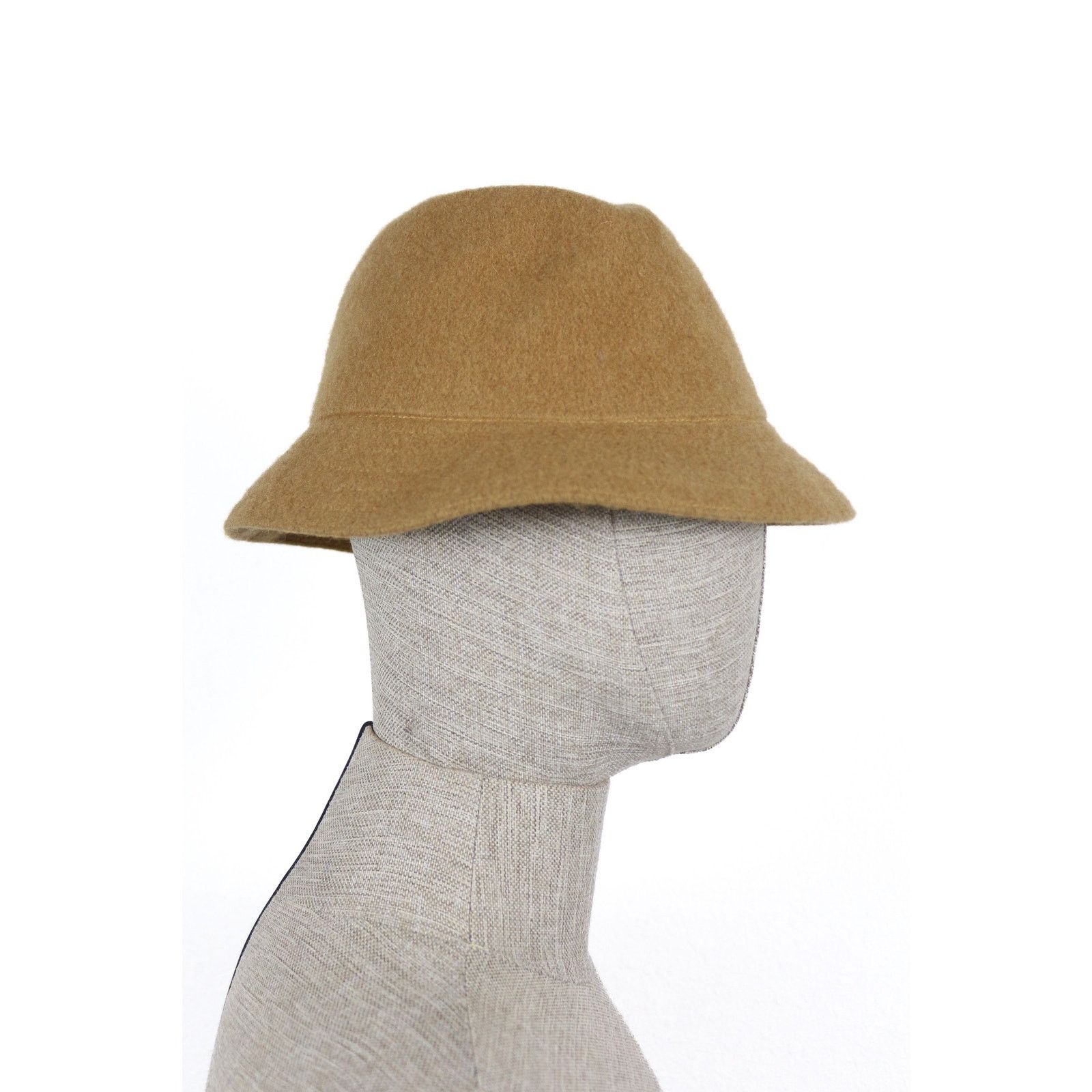 Kangol Kangol Logo Beige Wool Bucket Hat NZ Size ONE SIZE - 2 Thumbnail