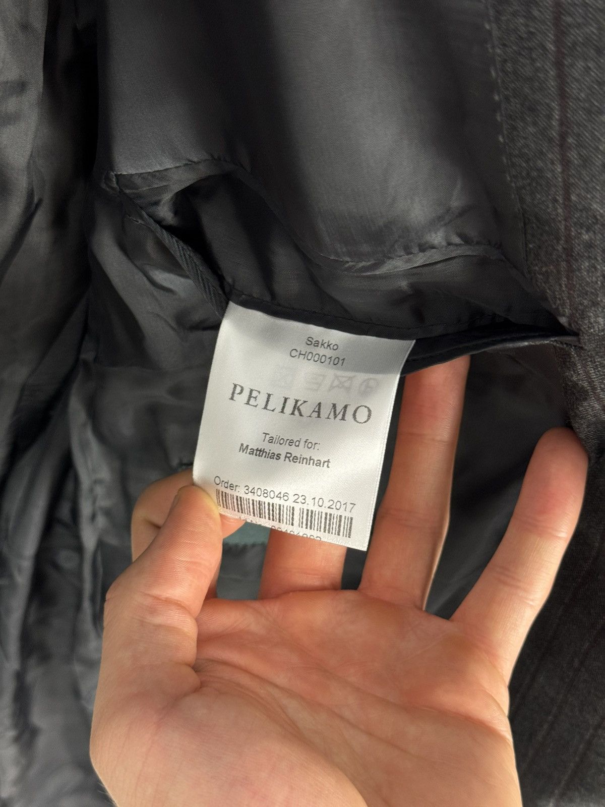 Pelikamo x Ing Loro Piana Striped Merino Wool Suit