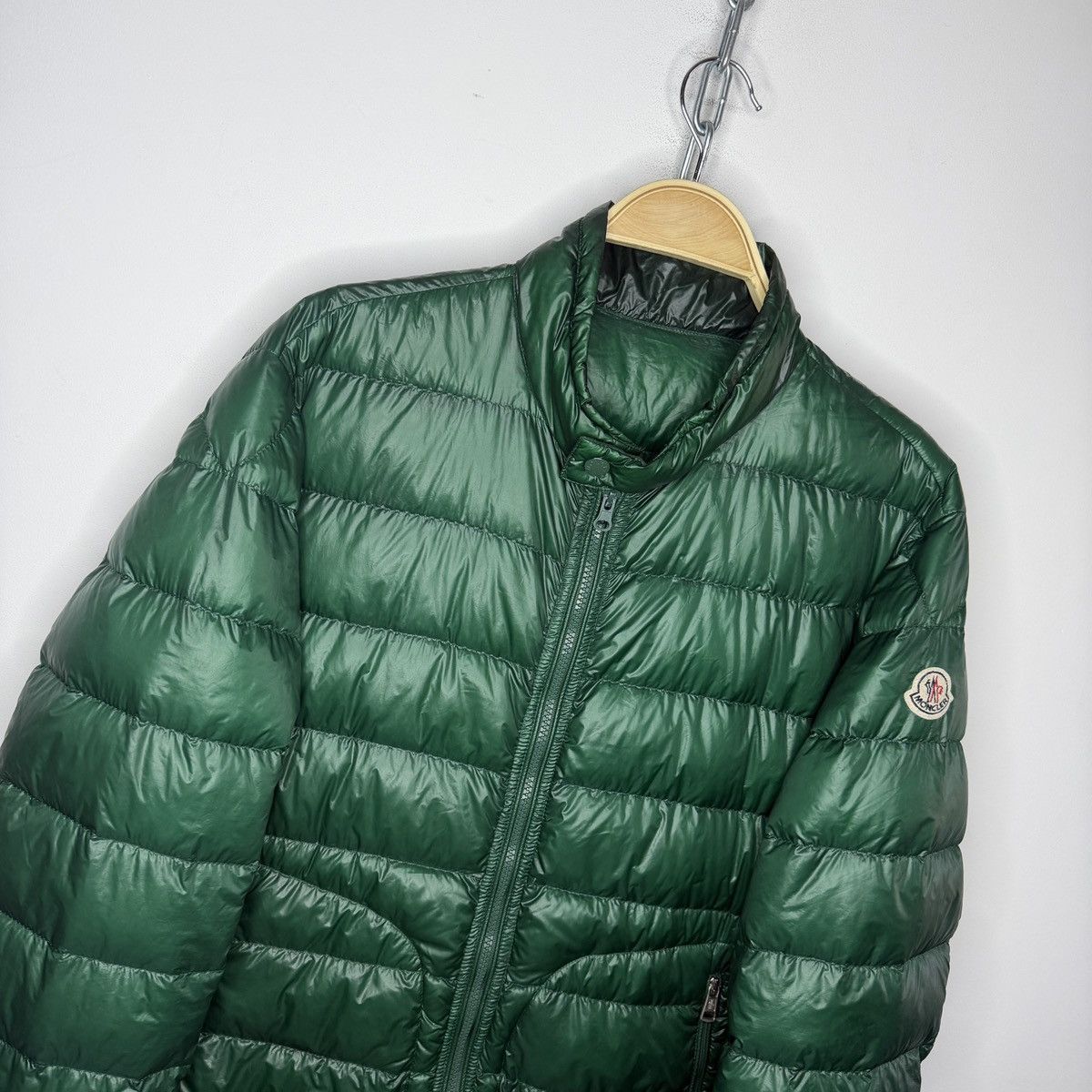 Moncler Moncler Puffer Down Jacket Longue Saison Emerald Green Size US L / EU 52-54 / 3 - 5 Thumbnail