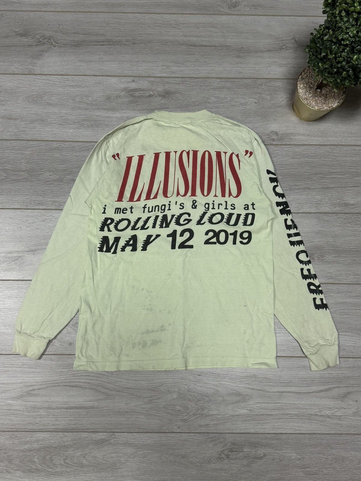 Cactus Plant Flea Market × Kid Cudi CPFM x Kid Cudi x Coachella 2019 Long sleeve shirt Size US M / EU 48-50 / 2 - 1 Thumbnail