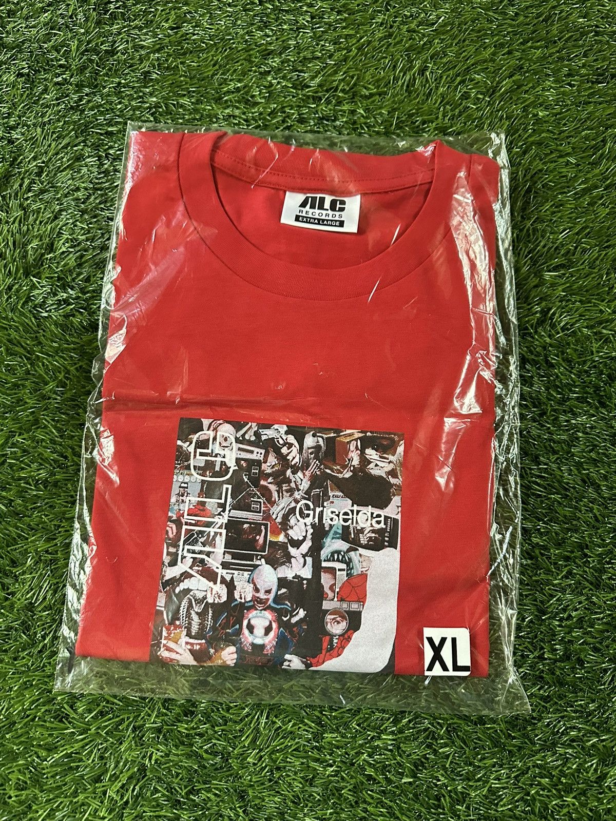 Image of Alc Records X Griselda Hall & Nash 2 Ral Duke Red Tee Size Xl, Men's