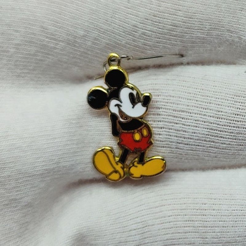 Disney Vintage Disney Mickey Mouse Dangle Earrings Made in Taiwan Size ONE SIZE - 3 Thumbnail