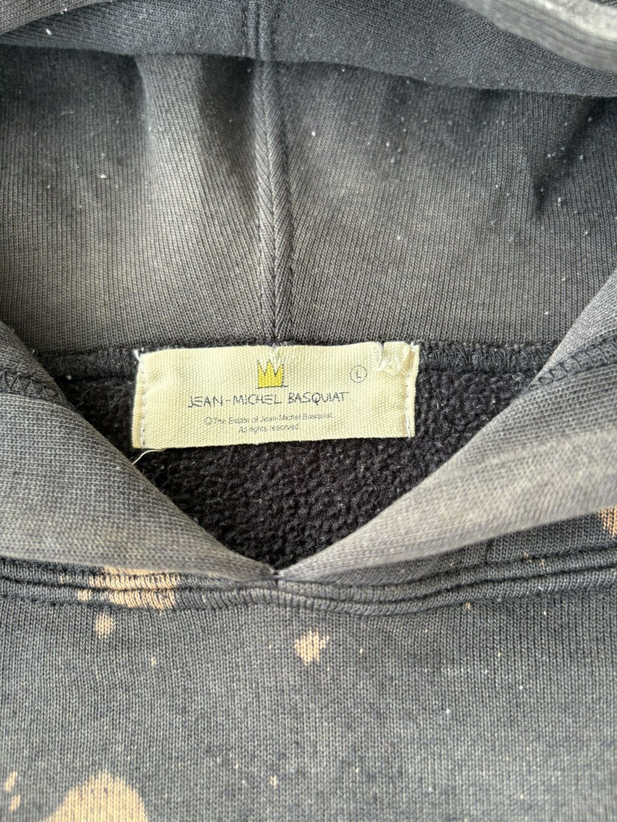 Jean-Michel Basquiat Jean Michel Basquiat Acid Wash Hoodies Size US L / EU 52-54 / 3 - 14 Thumbnail