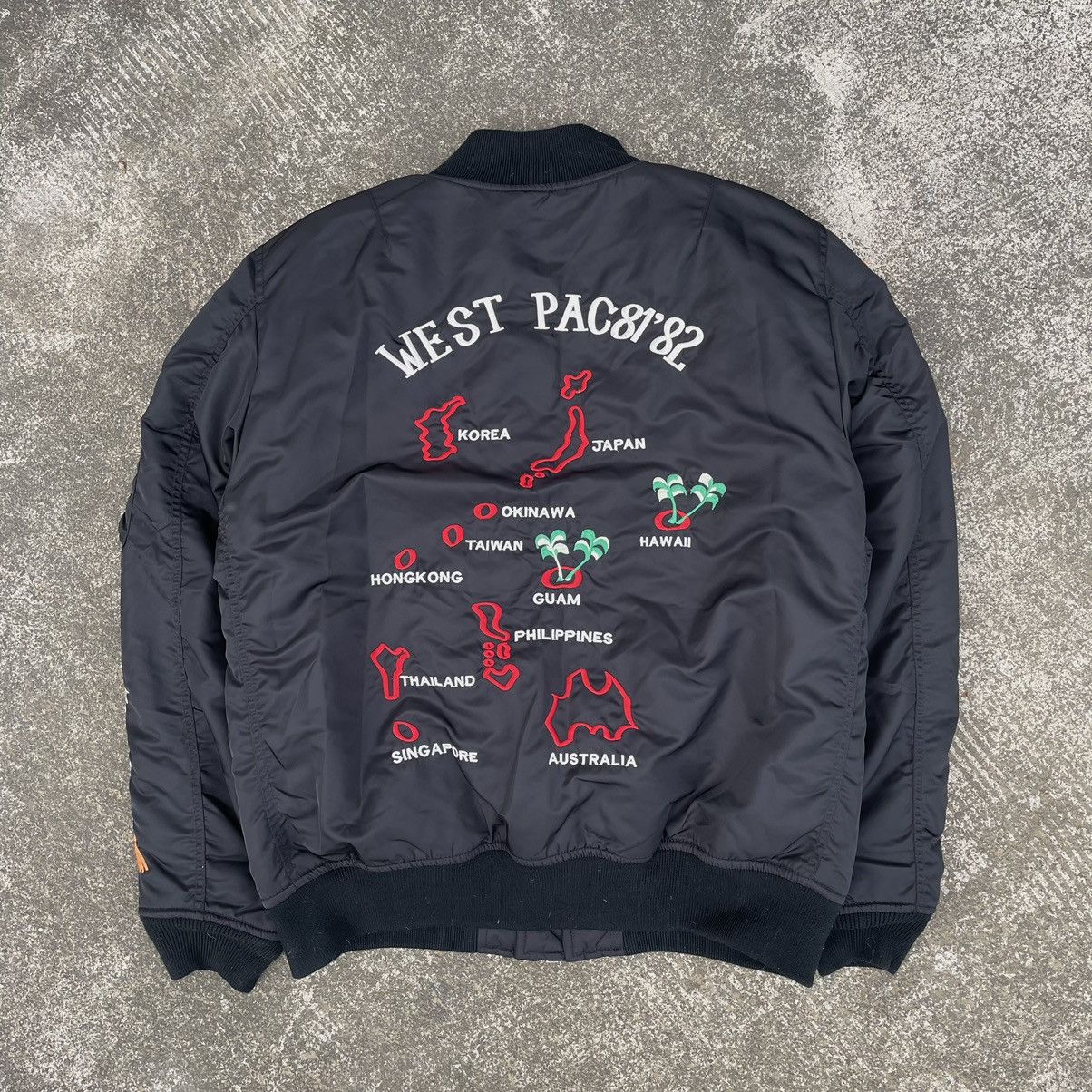 Schott Schott NYC West Pacific Souvenir Flight Jacket Size US L / EU 52-54 / 3 - 2 Thumbnail