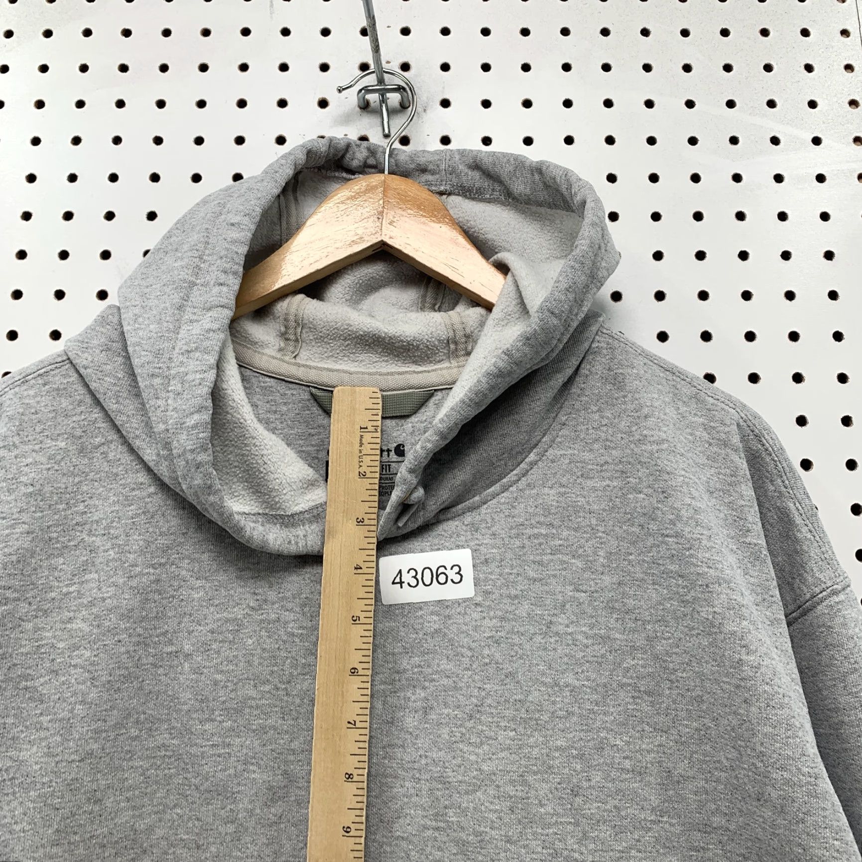 Carhartt VINTAGE Carhartt Hoodie Shirt Men 2XL Gray Loose Fit Pullover Hooded Workwear Outdoor 90s Mens Size US XXL / EU 58 / 5 - 5 Thumbnail