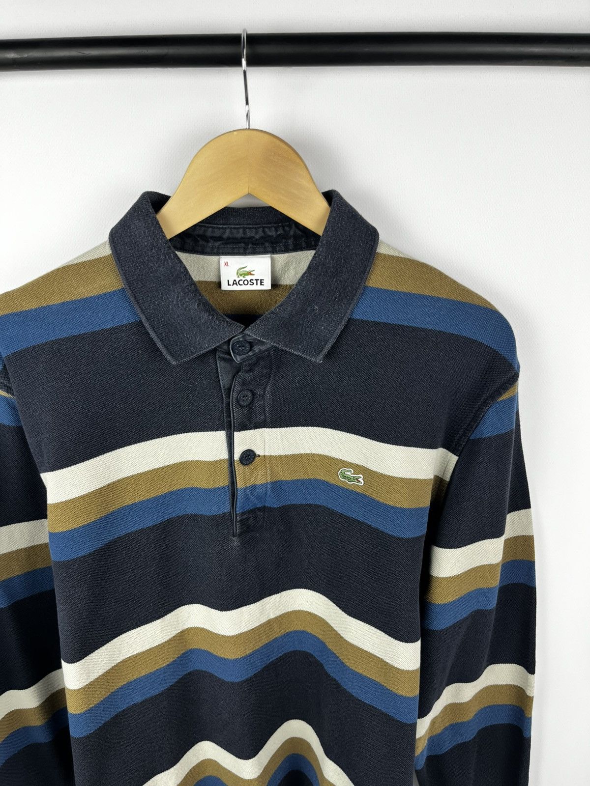 Lacoste Lacoste rugby shirt vintage size xl Size US XL / EU 56 / 4 - 4 Thumbnail