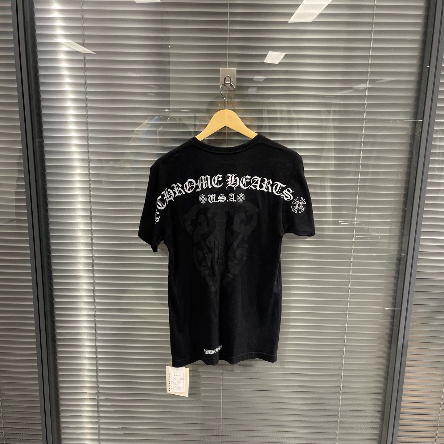 Chrome Hearts Chrome Heart Sword Logo Vneck tee | Grailed