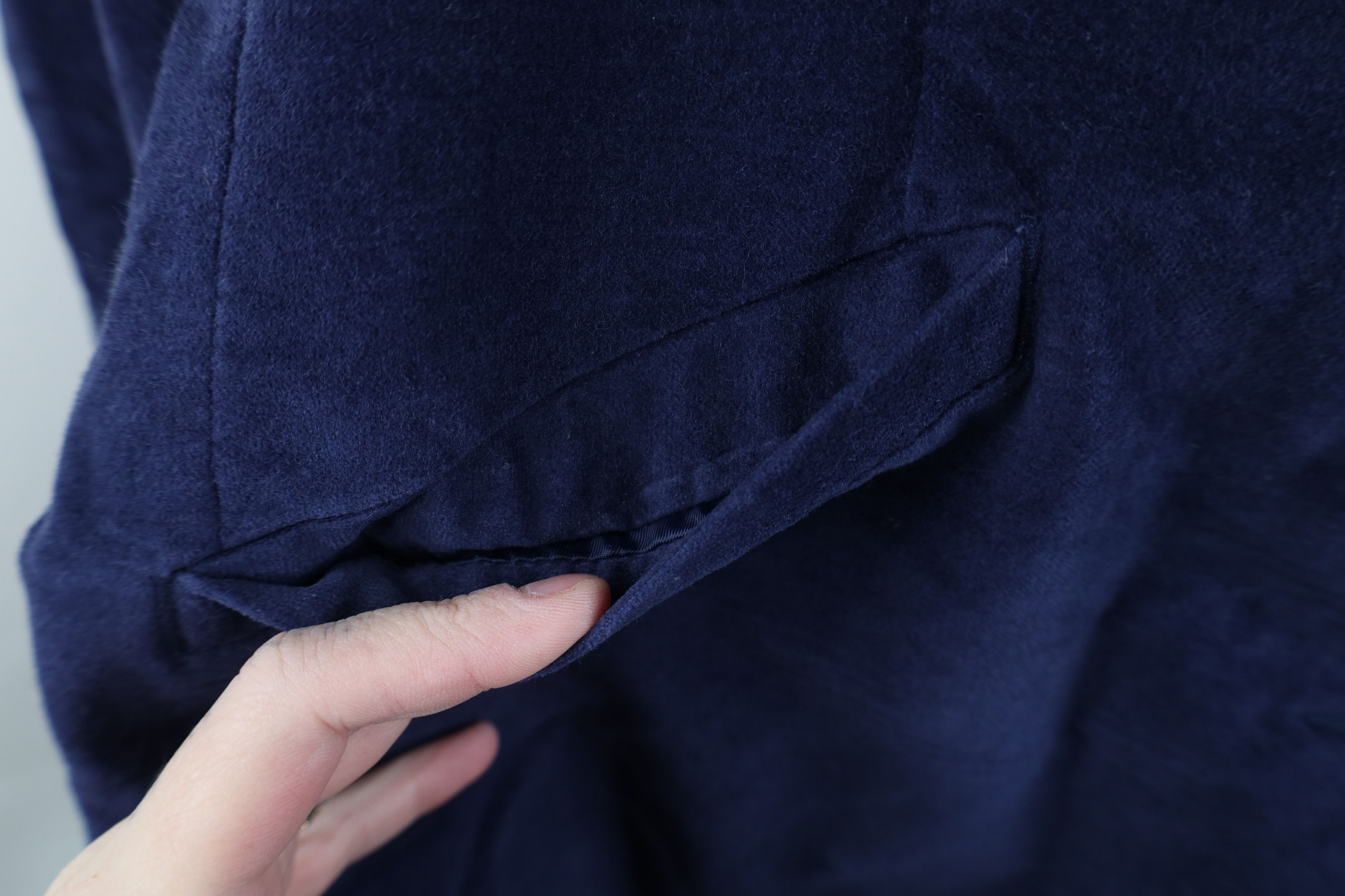 L.L. Bean Deadstock Vintage LL Bean Velour Suit Blazer Jacket Blue Size 3XL / US 20-22 - 5 Thumbnail