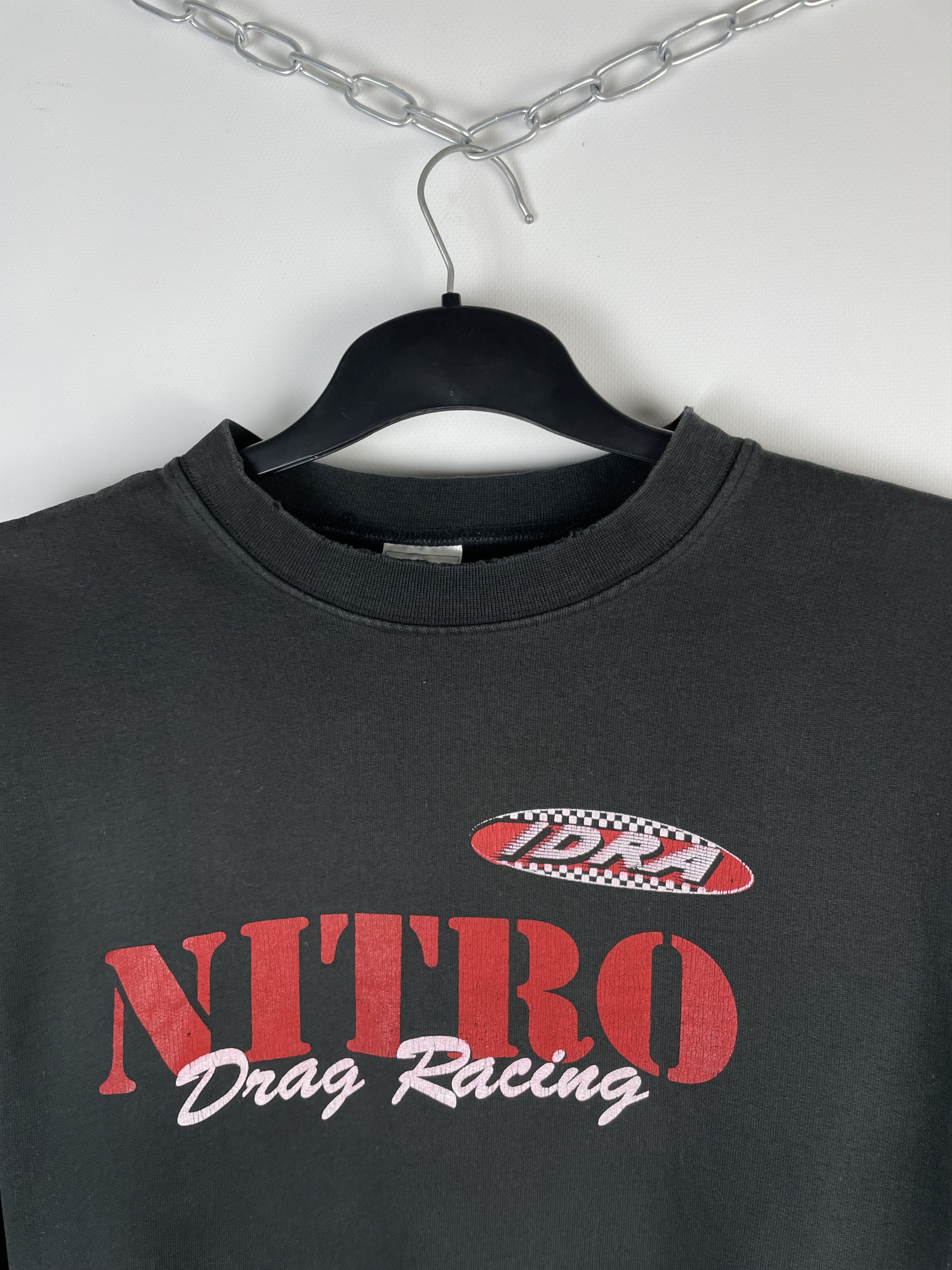 Vintage Vintage Nitro Drag Racing Nascar Sweatshirts Size US L / EU 52-54 / 3 - 4 Thumbnail