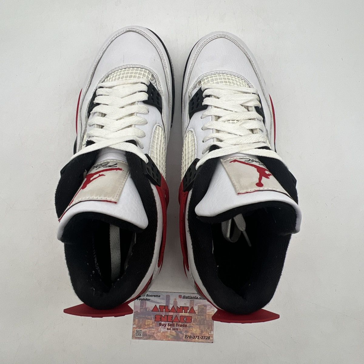Jordan Brand Air Jordan 4 red cement Size US 8.5 / EU 41-42 - 8 Thumbnail