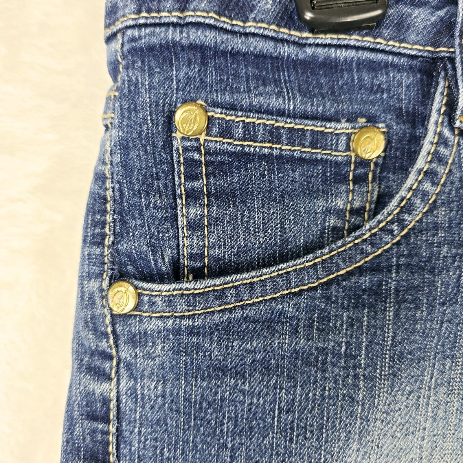 Southpole Vintage Southpole Capri Jeans Womens Sz 9 32x22 Juniors Y2K Size 32" / US 10 / IT 46 - 6 Thumbnail