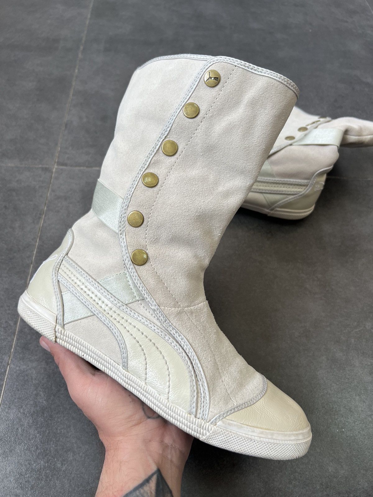 Puma × Vintage Puma Vintage high Boxer Boots y2k Size US 6.5 / IT 36.5 - 2 Thumbnail