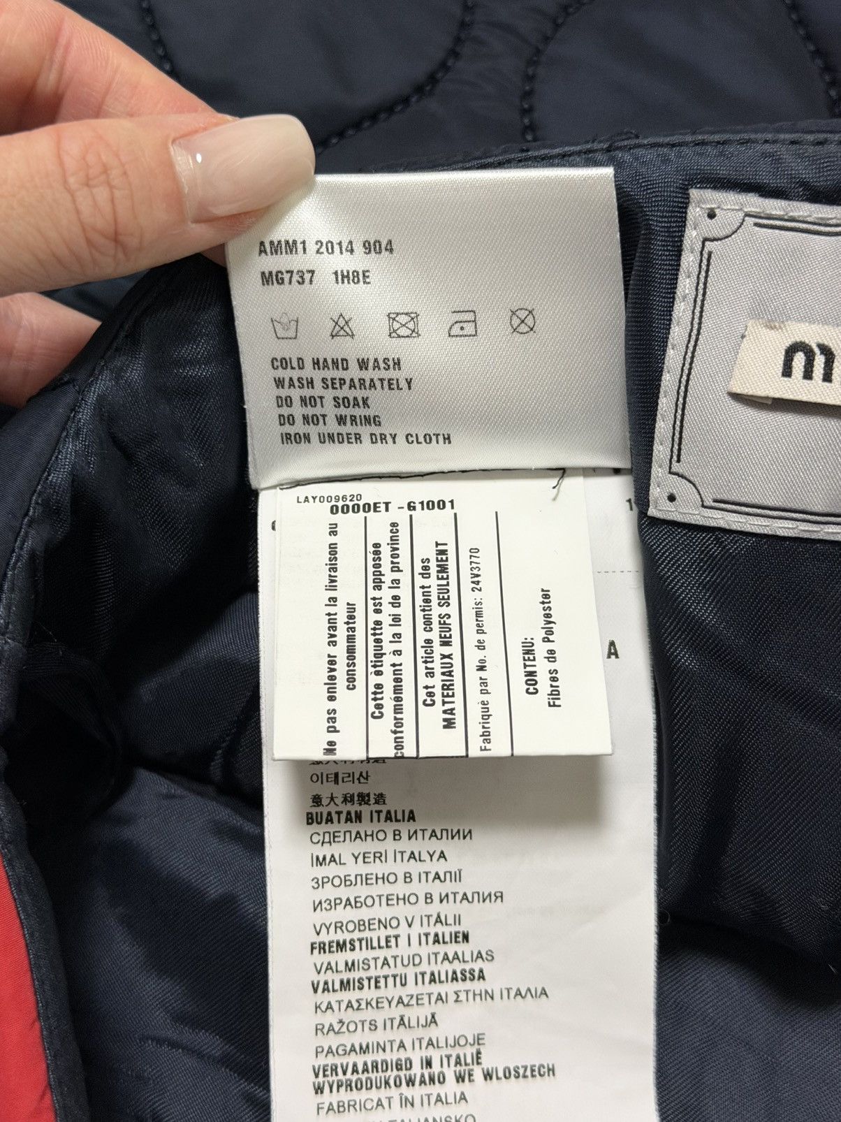 Miu Miu MIU MIU Fall Winter 2014 Quilted Nylon Mini Skirt Size 25" / US 0 / IT 36 - 8 Thumbnail