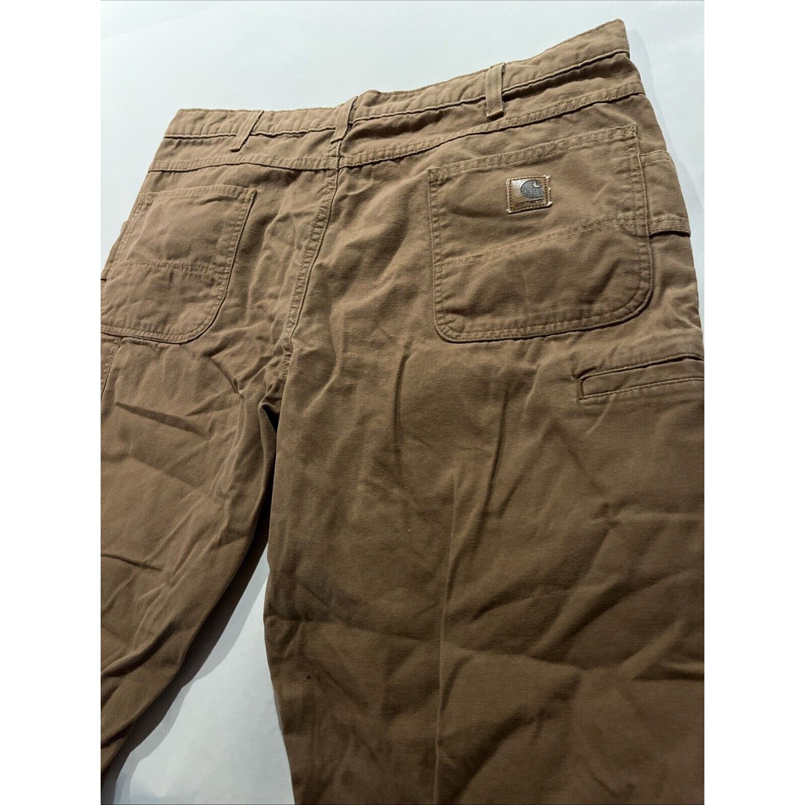 Carhartt Carhartt Canvas Double Knee Pants Men’s 38x30 Brown Workwear Size US 38 / EU 54 - 13 Thumbnail