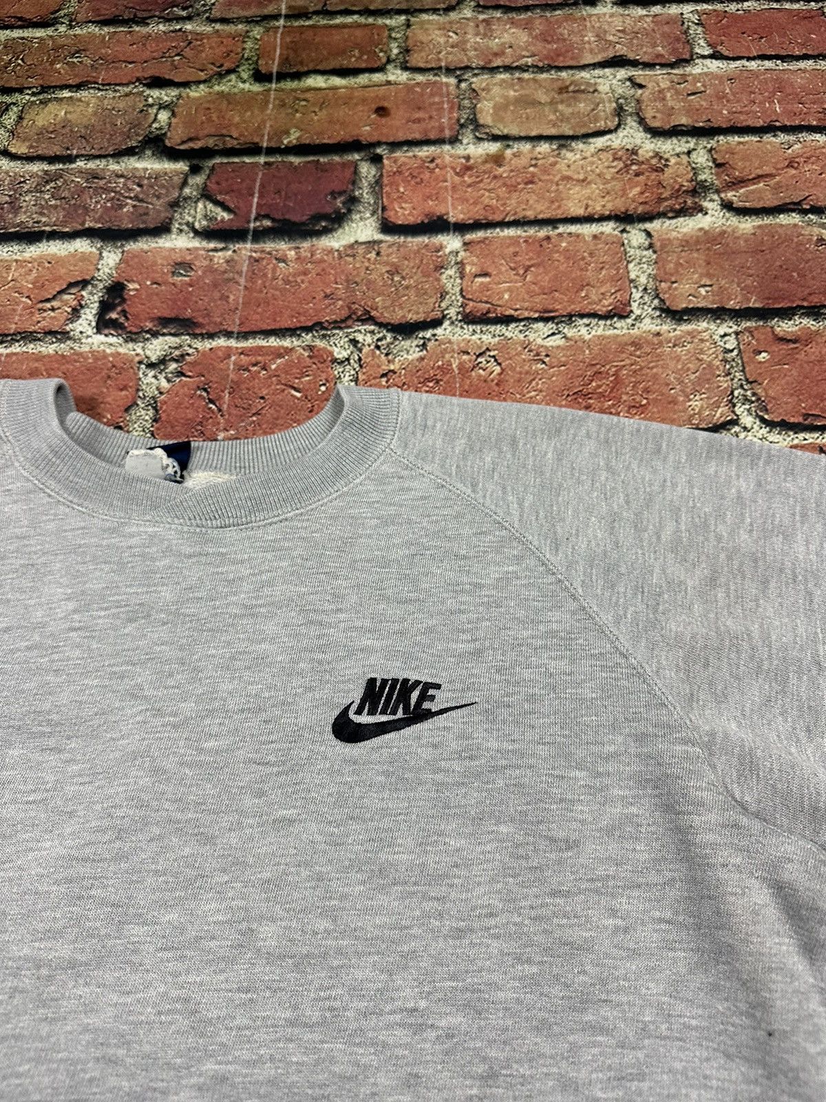 Nike Vintage 1980s Nike Crewneck Sweatshirt Kangaroo Pocket 80s Size US M / EU 48-50 / 2 - 7 Thumbnail