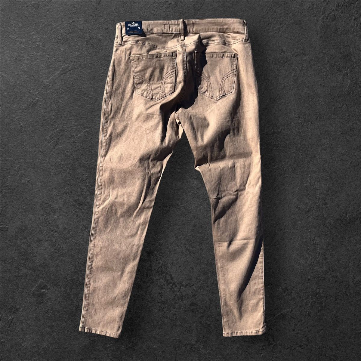 Hollister Tan Hollister Co Low rise Size 34" / US 12 / IT 48 - 2 Thumbnail