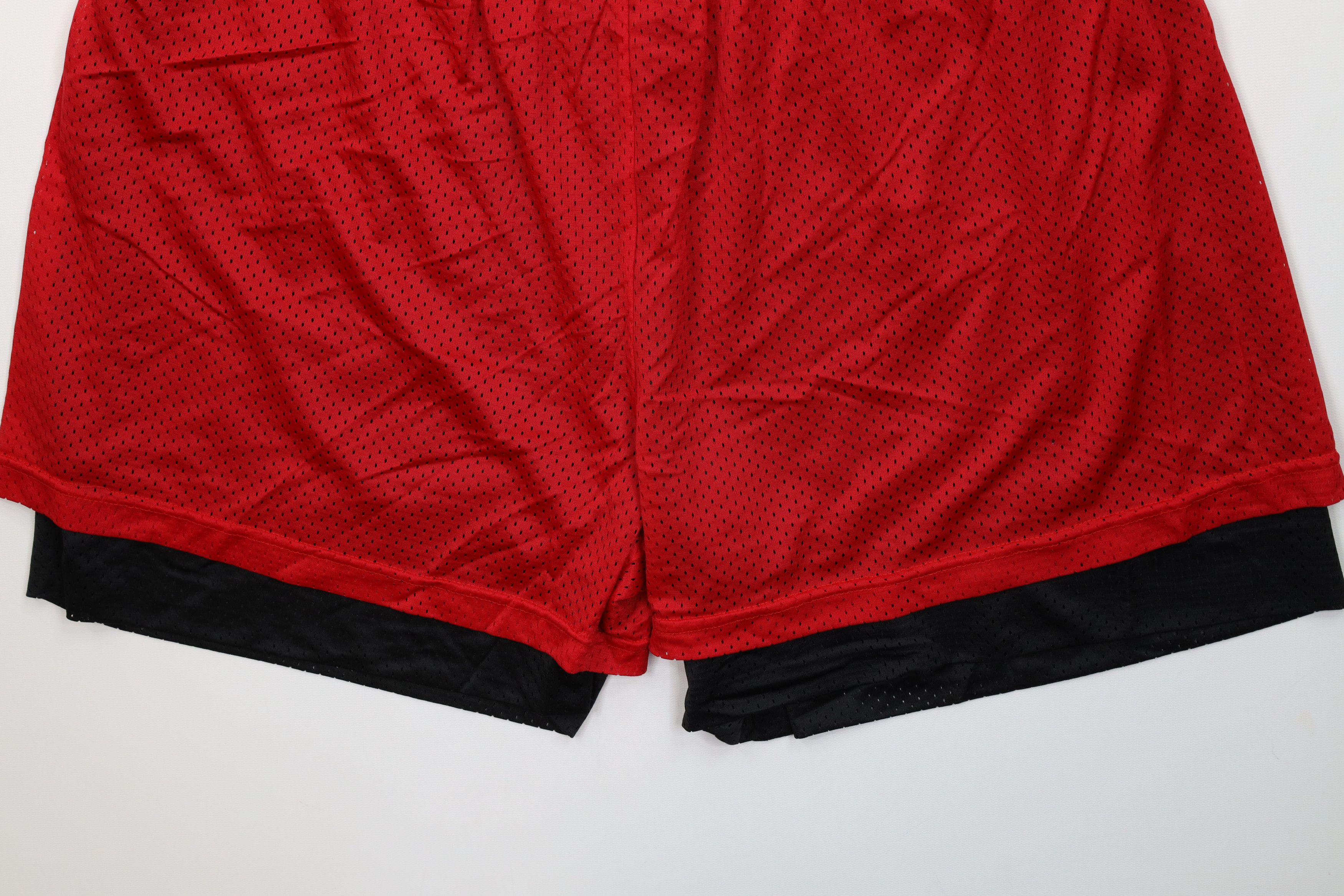 Vintage Vintage 90s Streetwear Reversible Layered Mesh Above Shorts Size US 36 / EU 52 - 3 Thumbnail