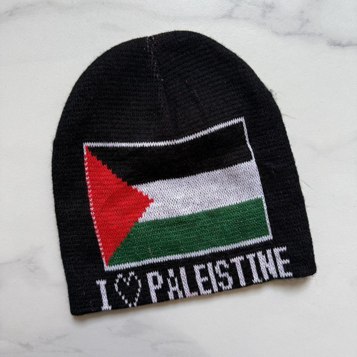 Other Crafted Beanie I love Palestine Size ONE SIZE - 3 Thumbnail