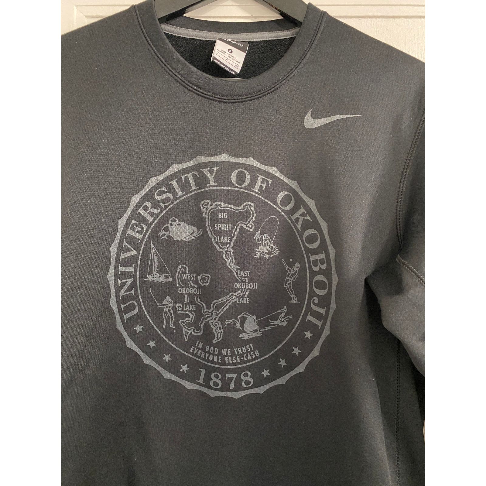 Nike University of Okoboji Nike Therma Fit Sweatshirt Size Small Size US S / EU 44-46 / 1 - 2 Thumbnail