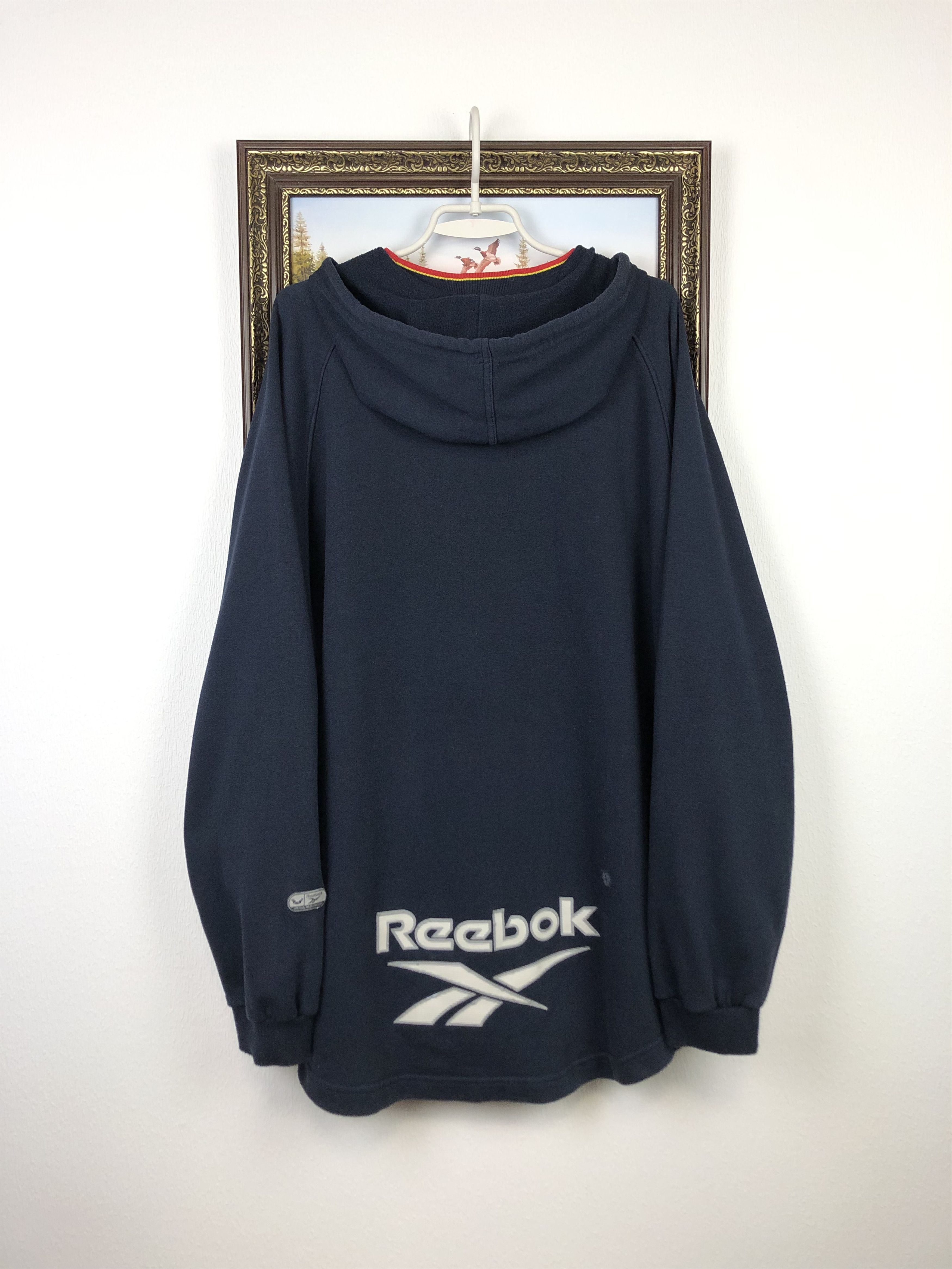 Reebok Vintage 90's Reebok Brondby Football Hoodie Soccer Jacket Size US XXL / EU 58 / 5 - 7 Thumbnail