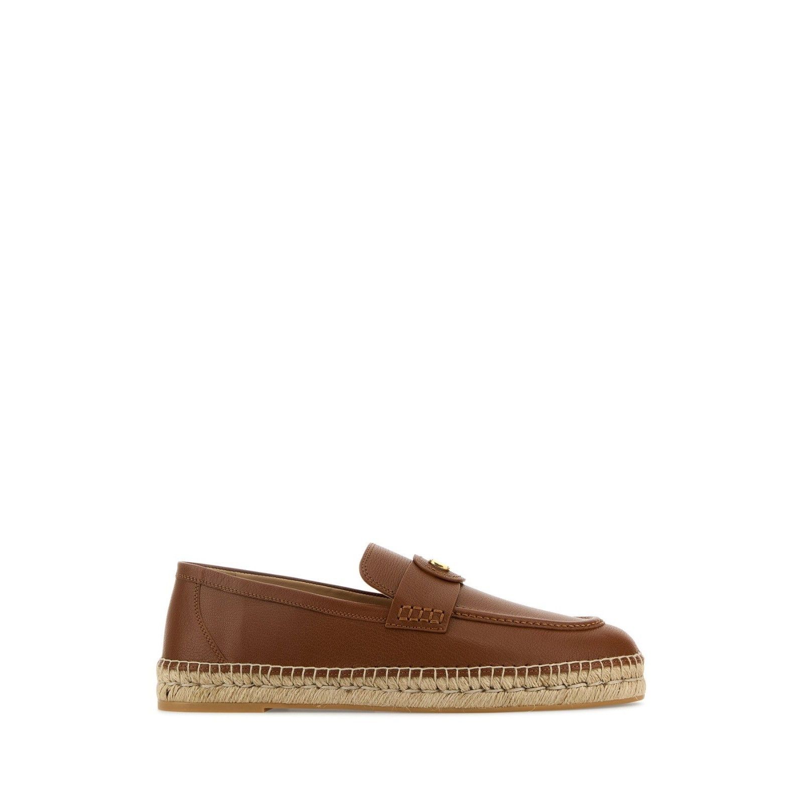 VALENTINO GARAVAN Brown Leather Loafers New & Authentic (Men