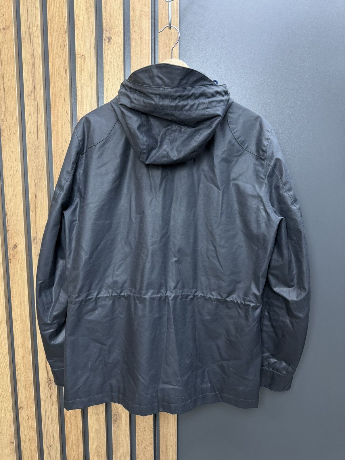 Other Pelikamo Zurich Waxed Hooded Jacket Navy Size 48 Size US M / EU 48-50 / 2 - 13 Thumbnail