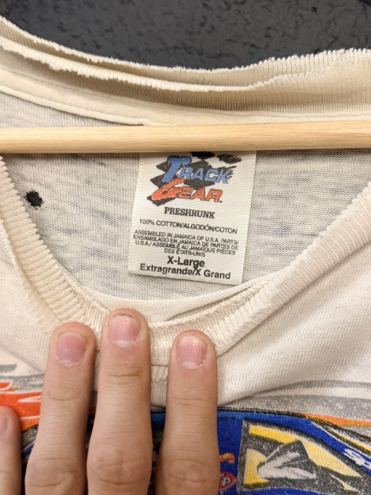 Vintage Vintage race tee Size US XL / EU 56 / 4 - 2 Thumbnail