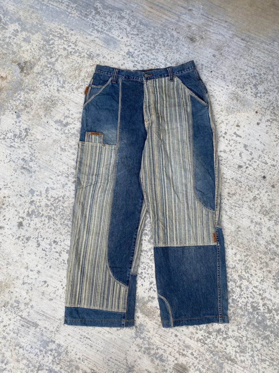 Enyce ENYCE patchwork carpenter baggy jeans Size US 32 / EU 48 - 1 Thumbnail