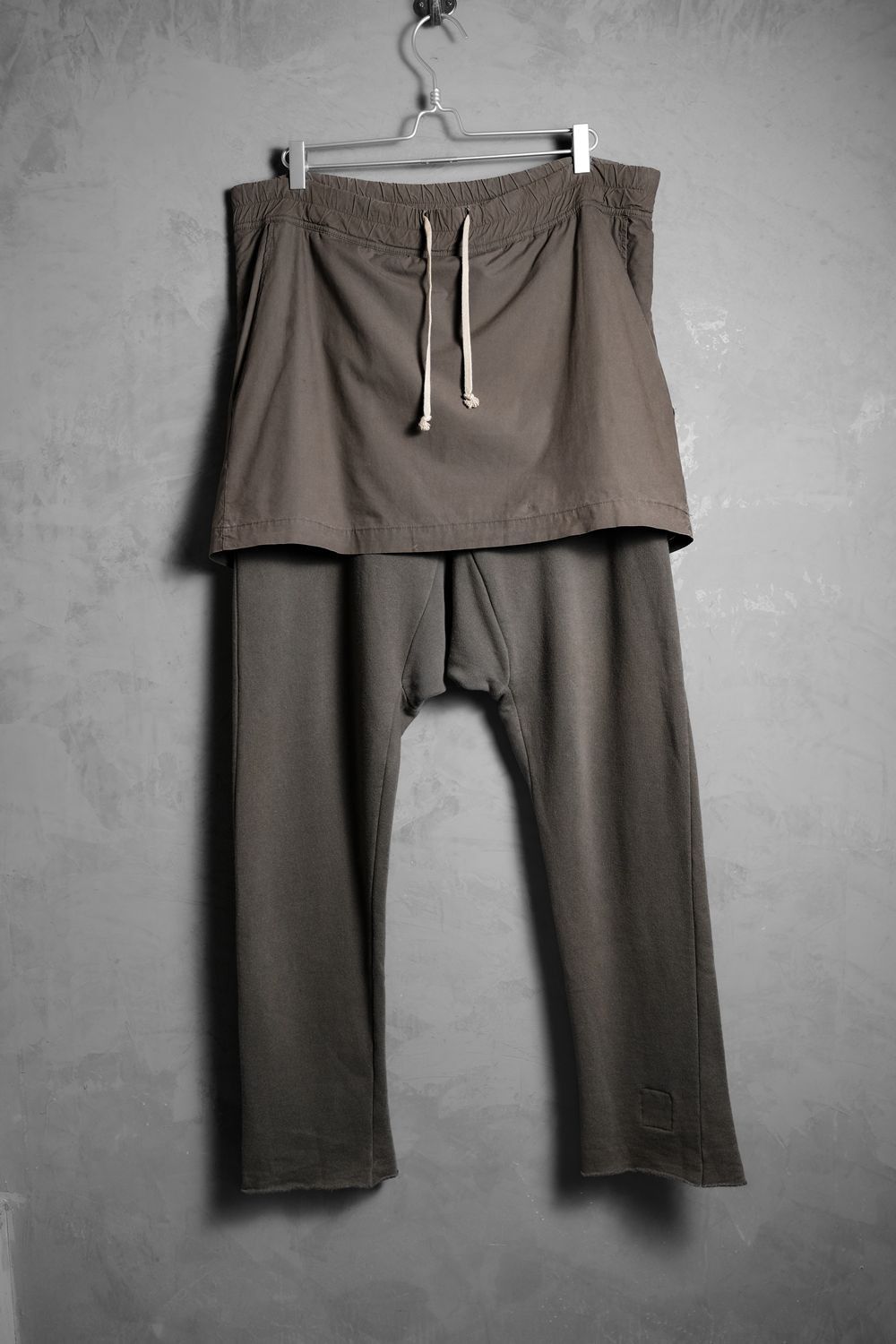 Rick Owens Drkshdw Rick Owens DRKSHDW Layered Skirt Sarouel Pants Size US 34 / EU 50 - 1 Thumbnail
