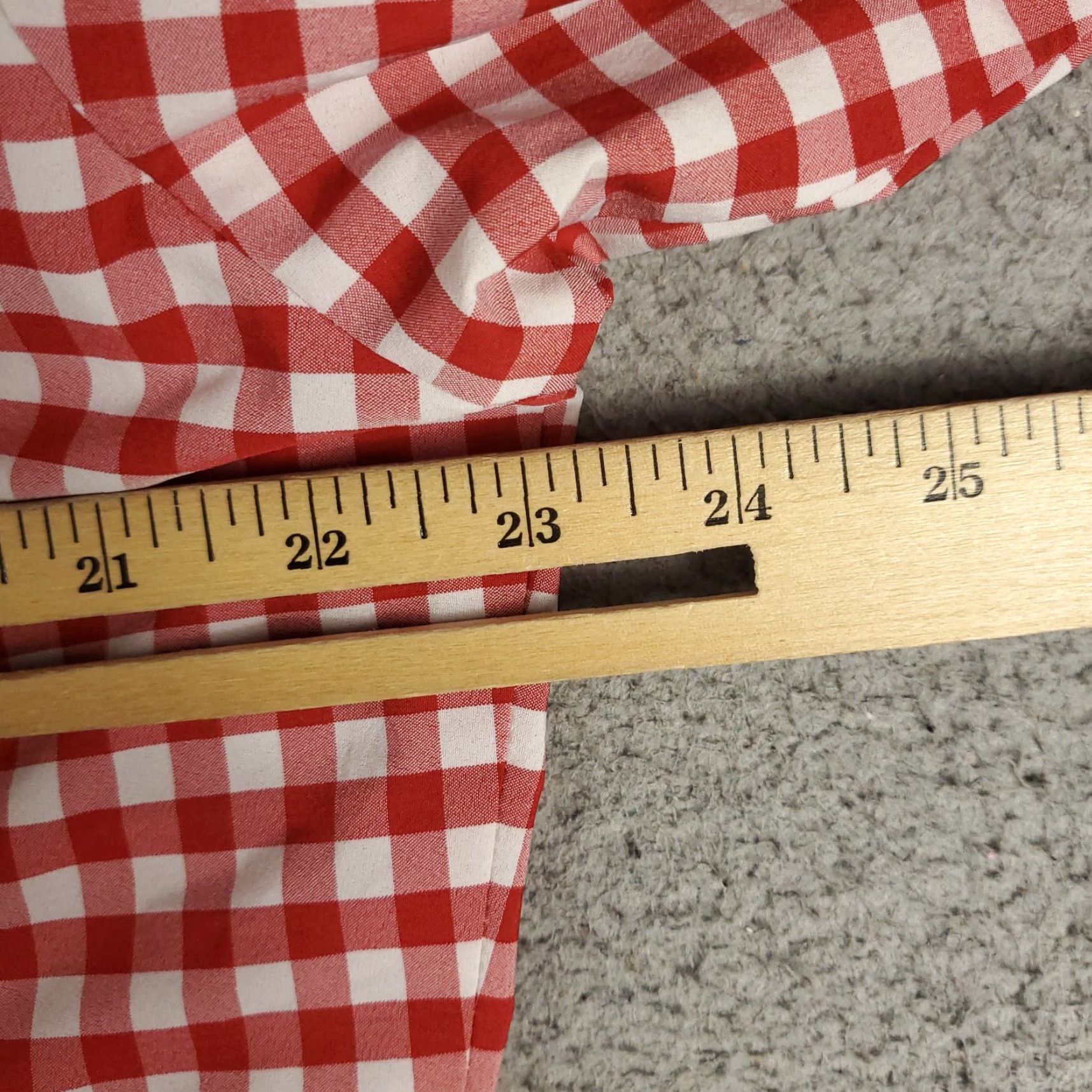 Mizzen+Main Mizzen+Main Shirt Mens XL Red Check Casual Button Up Long Sleeve Size US XL / EU 56 / 4 - 5 Thumbnail